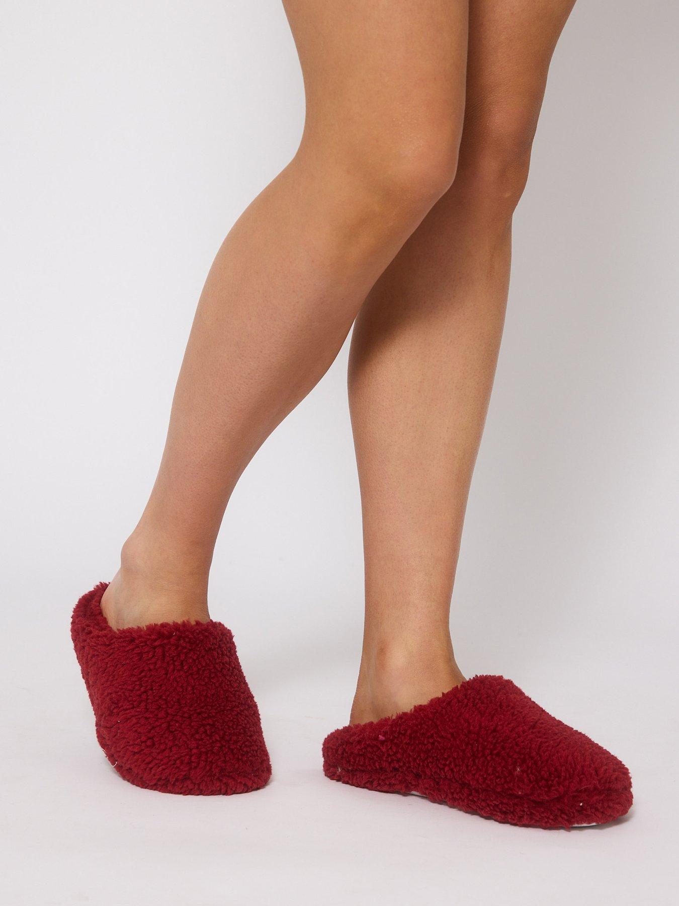 loungeable-cosy-mule-slippers-redstillFront