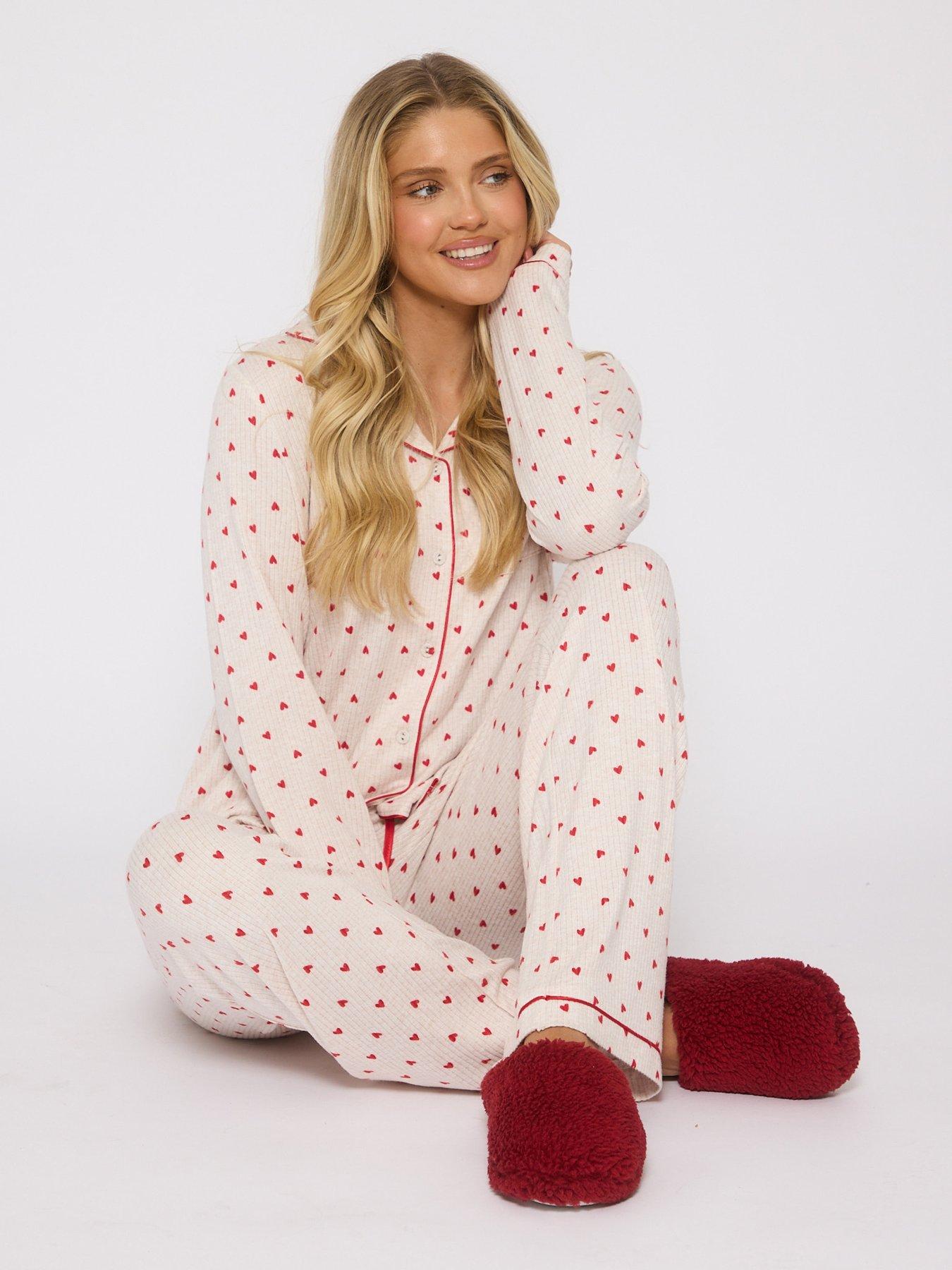 loungeable-cosy-mule-slippers-reddetail