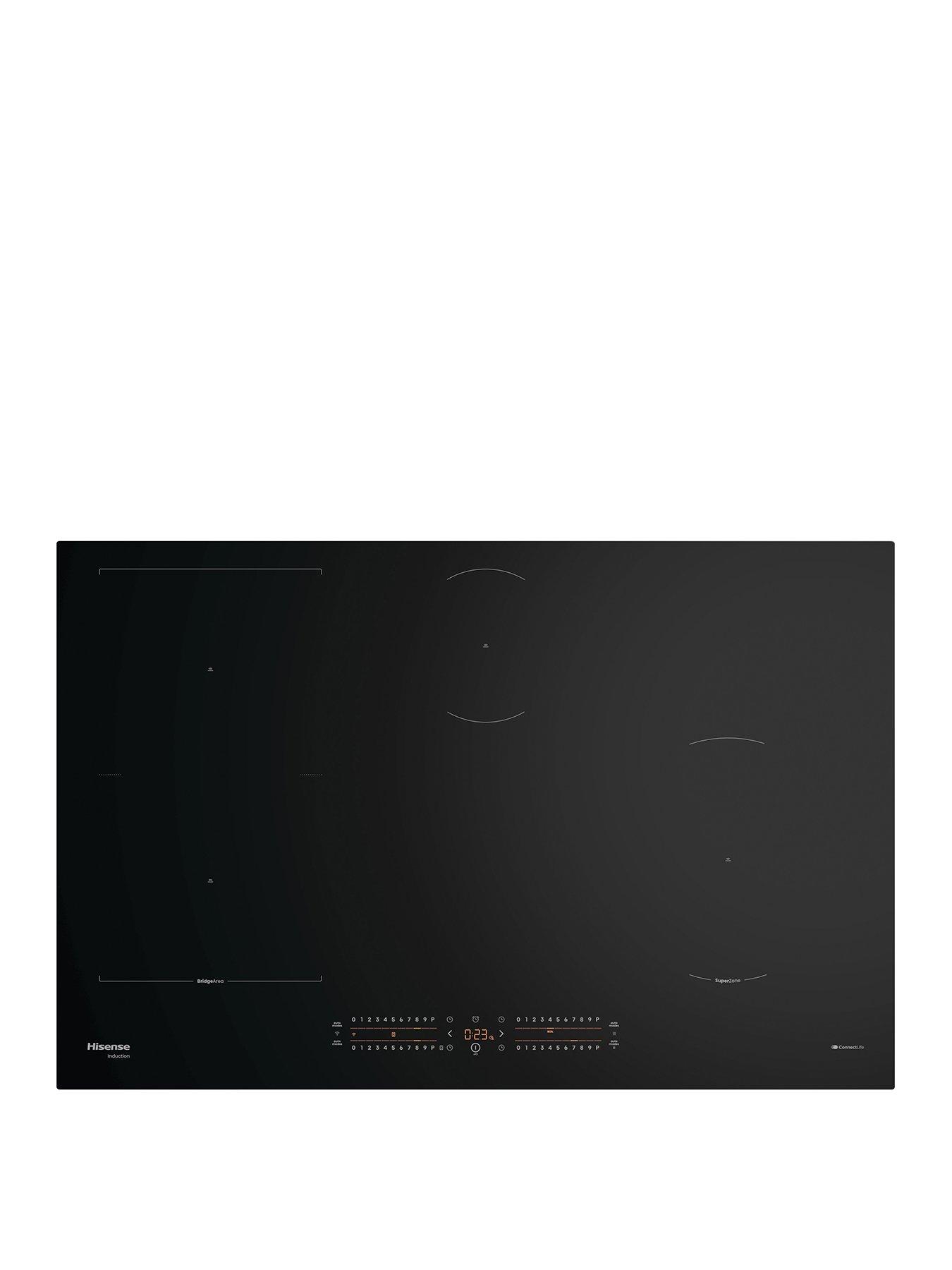 undefined Hisense Hi6 HI8432BSCWF 80cm Induction Hob with Bridge Zone - Black