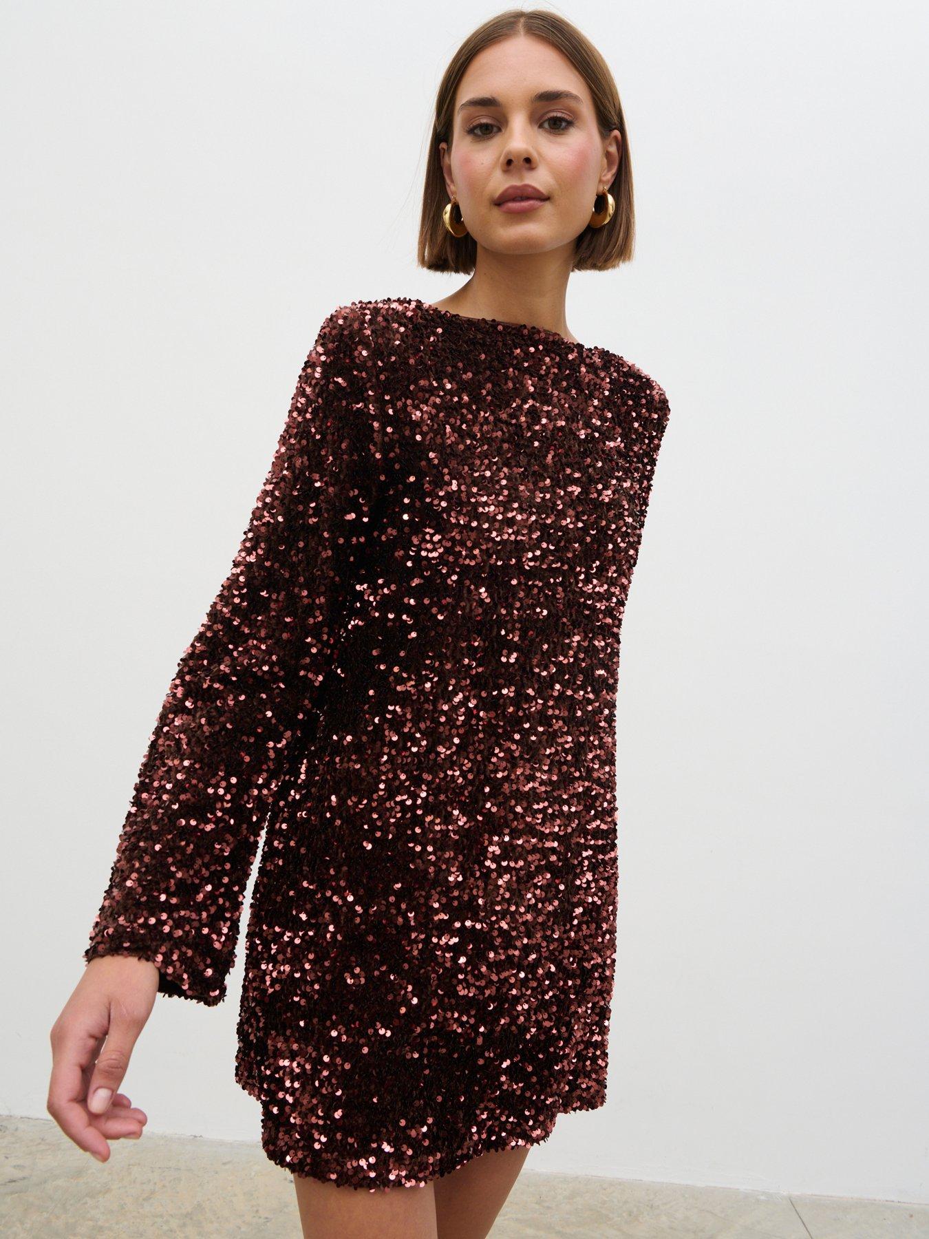 lace dress long sleeve mini Aurelie Long Sleeve Lace Mini Dress main image 0