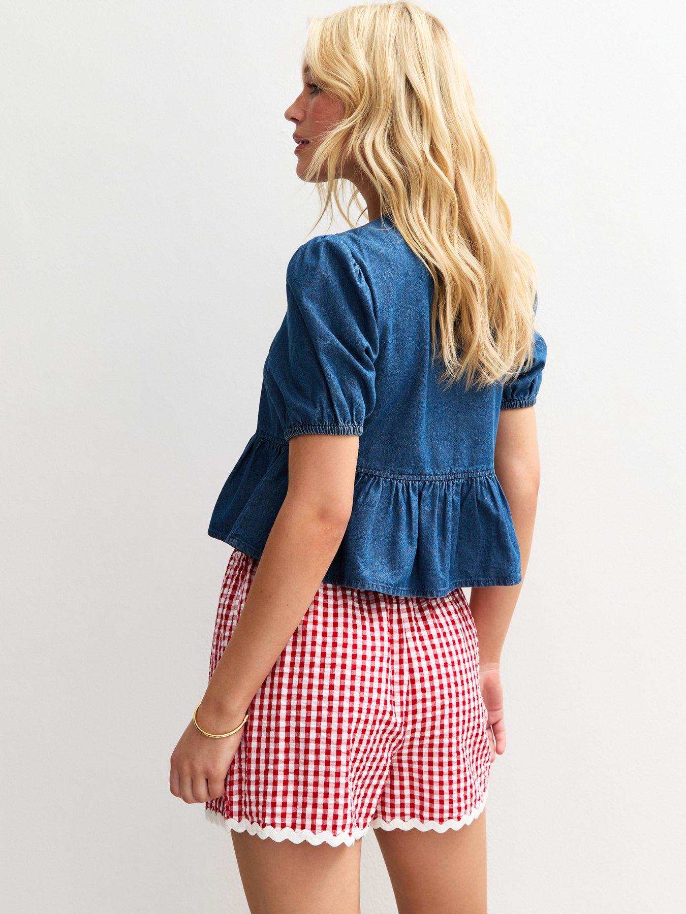 new-look-short-sleeve-tie-front-denim-top-bluestillFront
