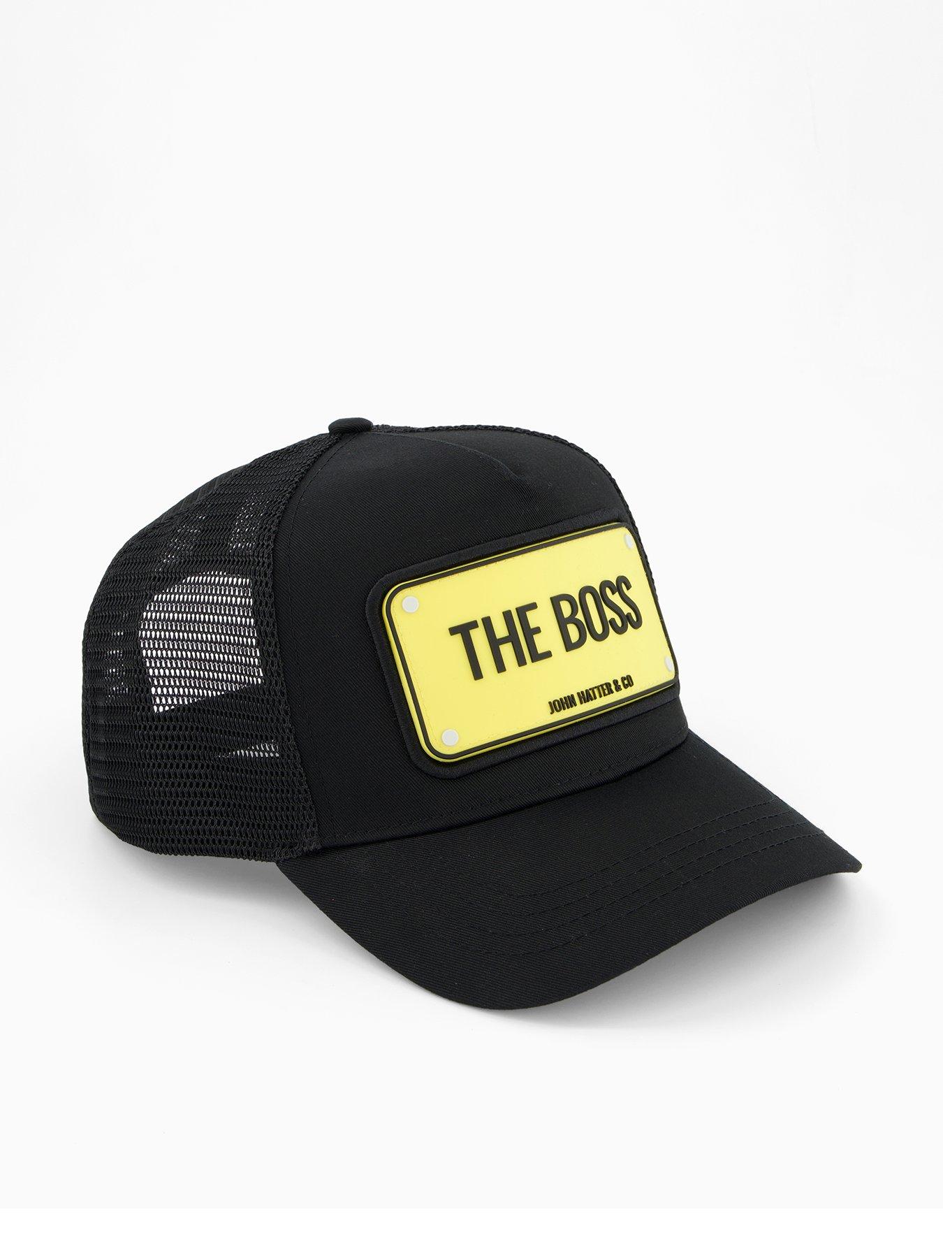 Image 1 of 4 of John Hatter & Co Rubber The Boss Cap - Black
