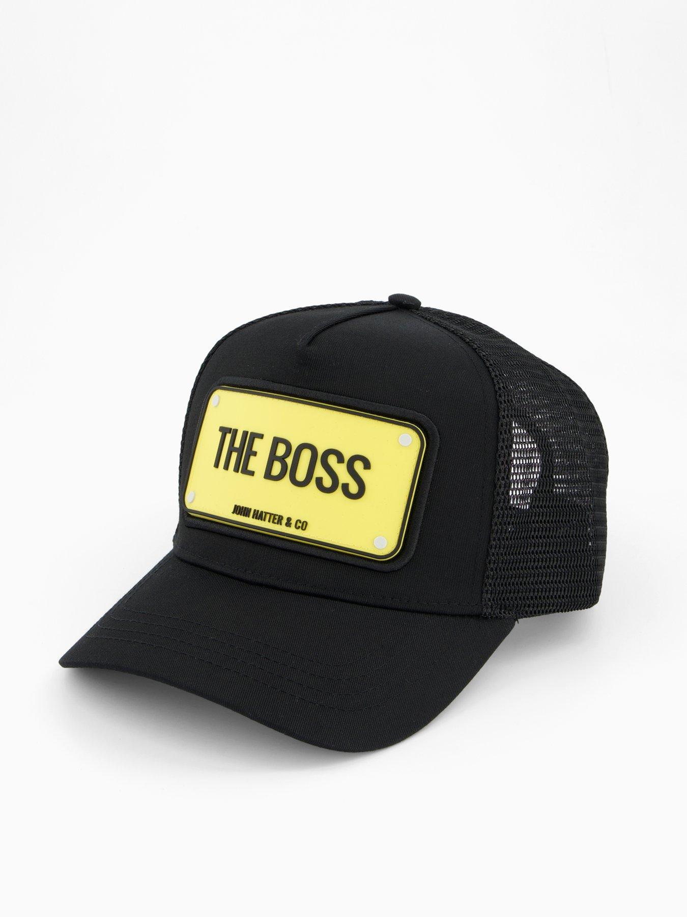 Image 2 of 4 of John Hatter & Co Rubber The Boss Cap - Black
