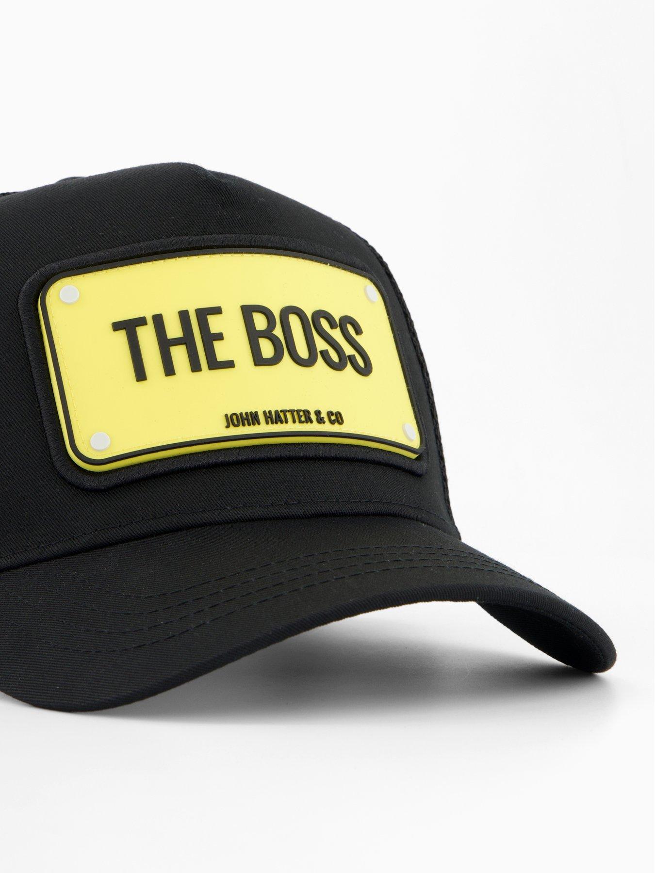 Image 3 of 4 of John Hatter & Co Rubber The Boss Cap - Black