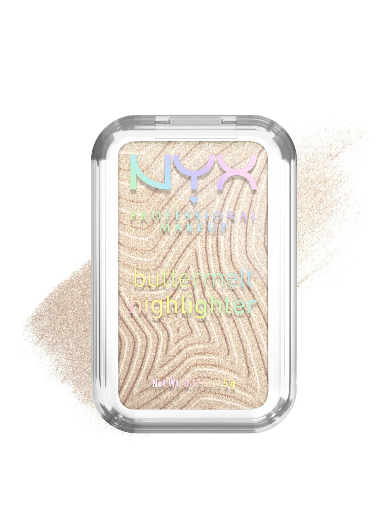 NYX PROFESSIONAL MAKEUP NYX Professional Makeup Buttermelt Highlighter, Powder Highlighter, 12 HR Wear, Fade  &  Transfer Resistant