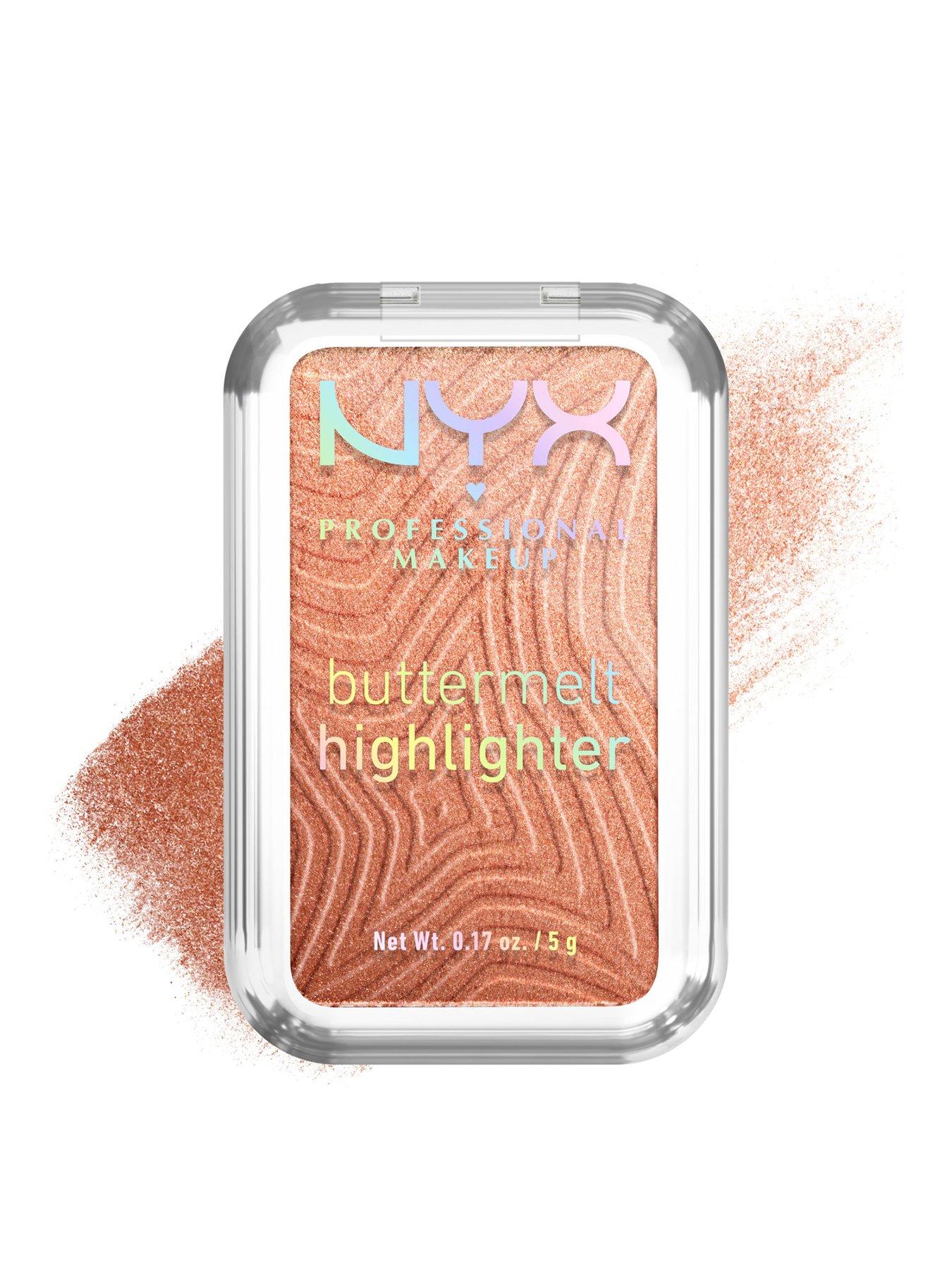 NYX PROFESSIONAL MAKEUP NYX Professional Makeup Buttermelt Highlighter, Powder Highlighter, 12 HR Wear, Fade  &  Transfer Resistant
