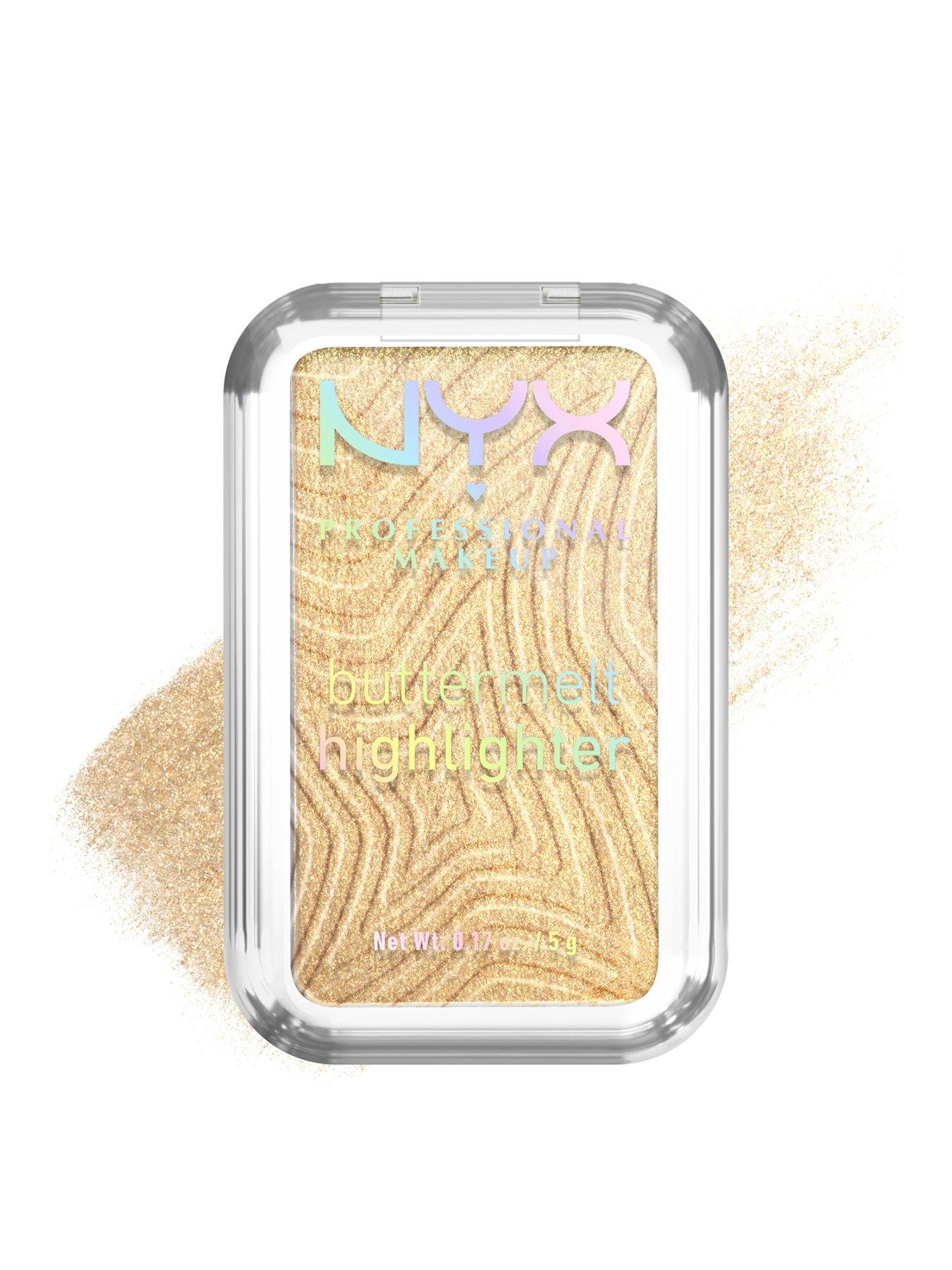 NYX PROFESSIONAL MAKEUP NYX Professional Makeup Buttermelt Highlighter, Powder Highlighter, 12 HR Wear, Fade  &  Transfer Resistant