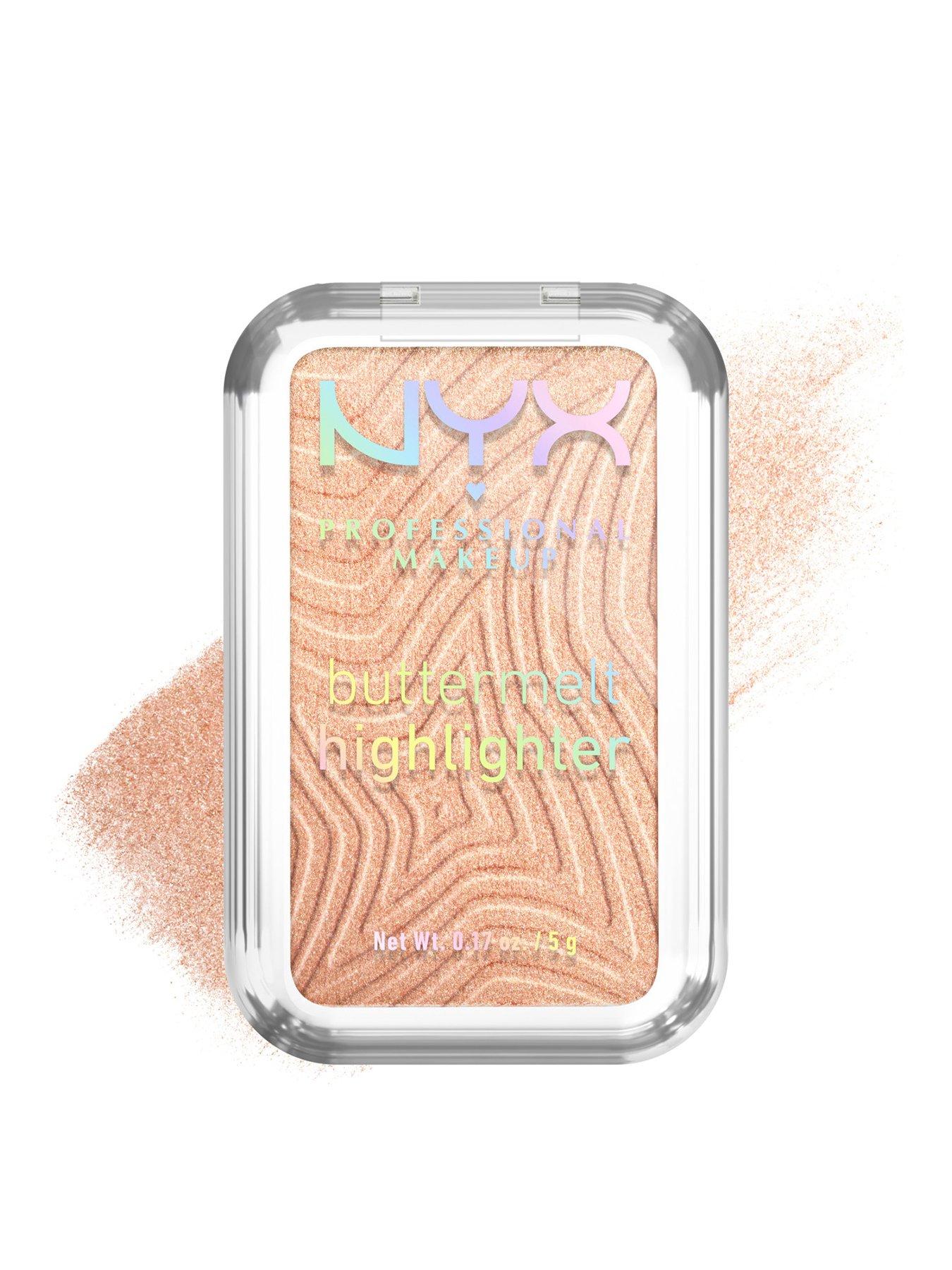 undefined NYX Professional Makeup Buttermelt Highlighter, Powder Highlighter, 12 HR Wear, Fade  &  Transfer Resistant