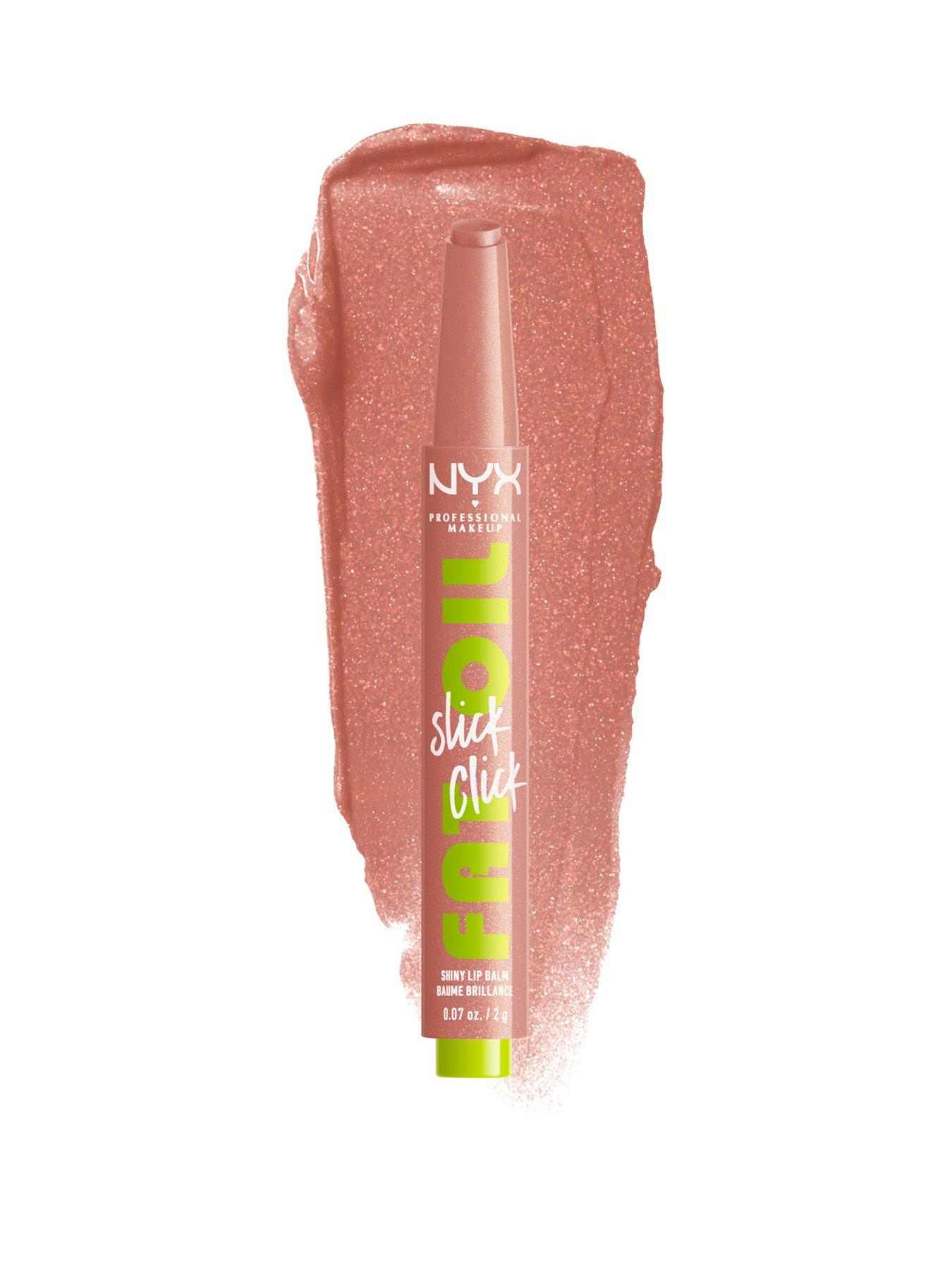 NYX PROFESSIONAL MAKEUP NYX Professional Makeup Fat Oil Slick Click, Lip Balm, 12 HR Hydration, High Shine Finish
