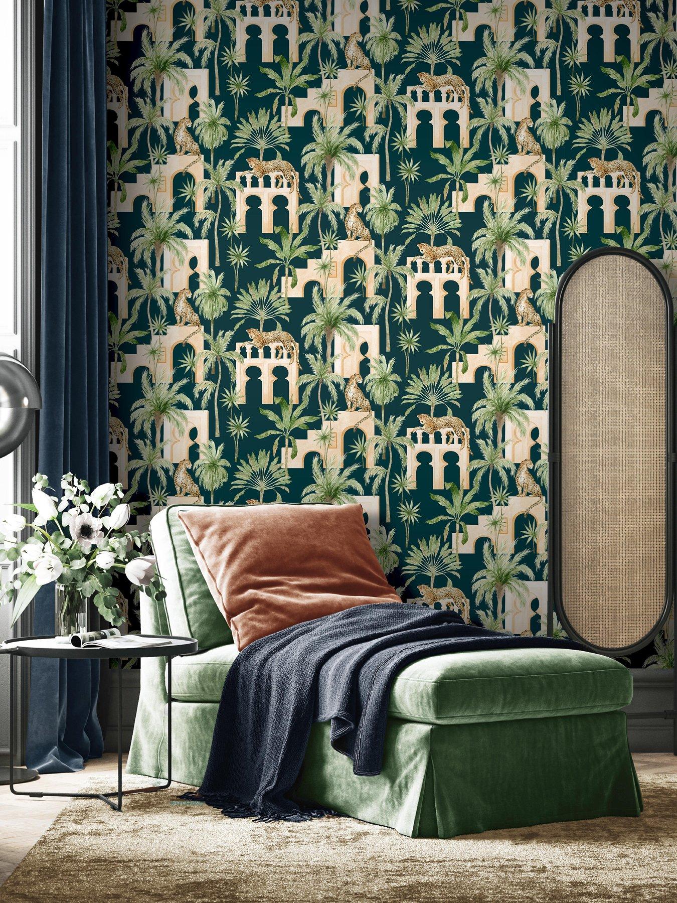 arthouse-leopard-arches-wallpaper-navy