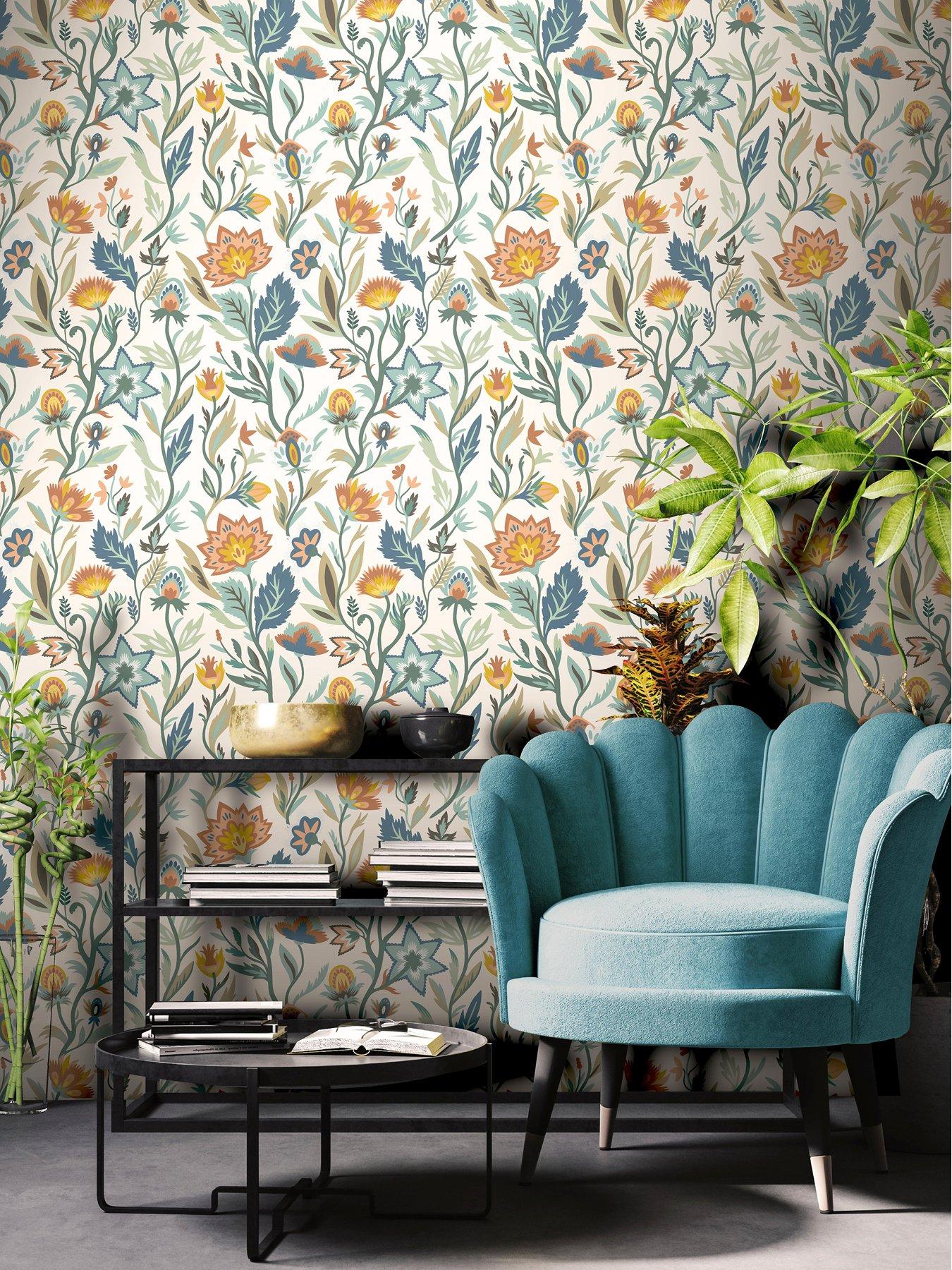 arthouse-lush-paradise-wallpaper-blue