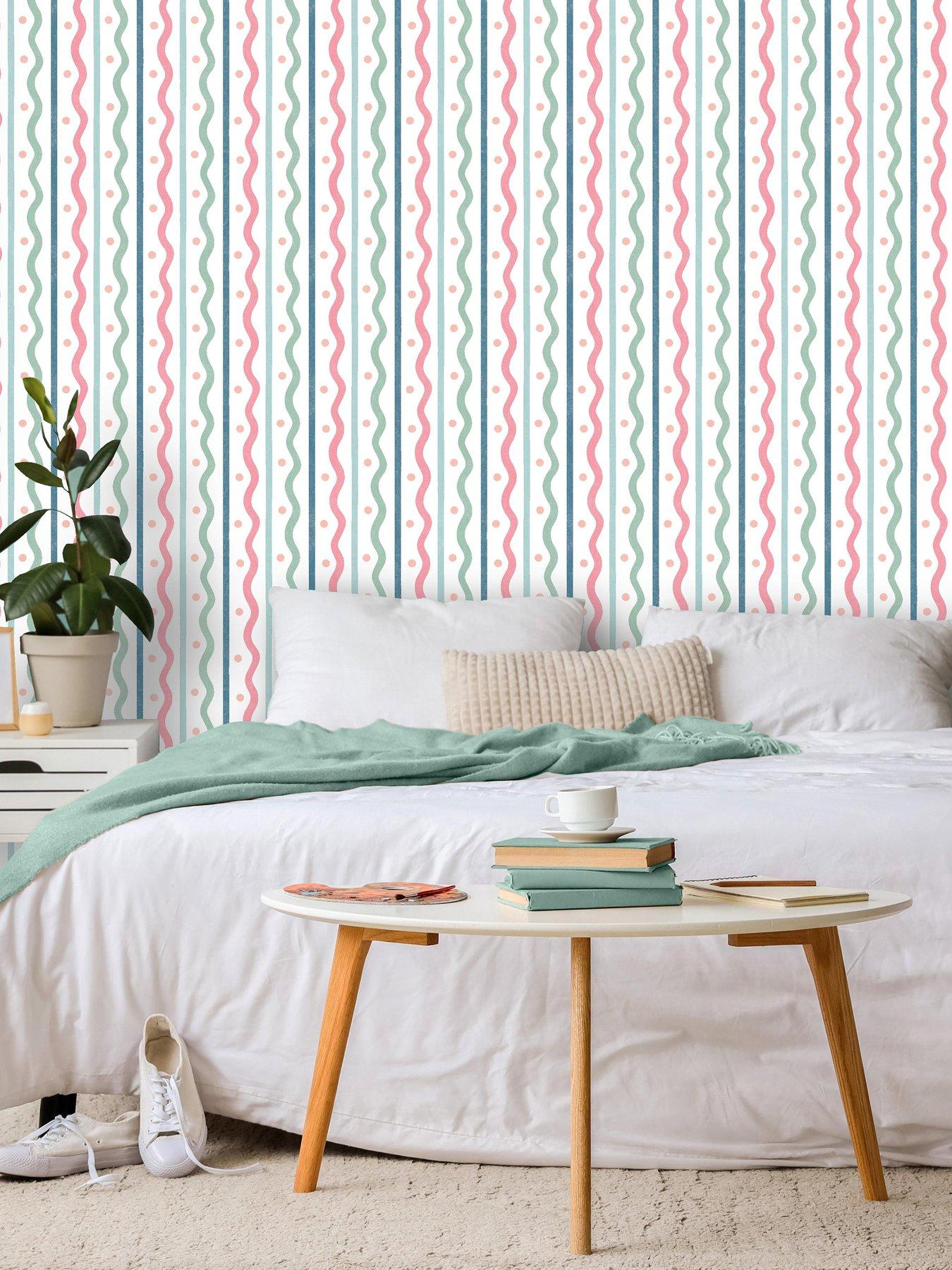 arthouse-squiggle-stripe-wallpaper-pink