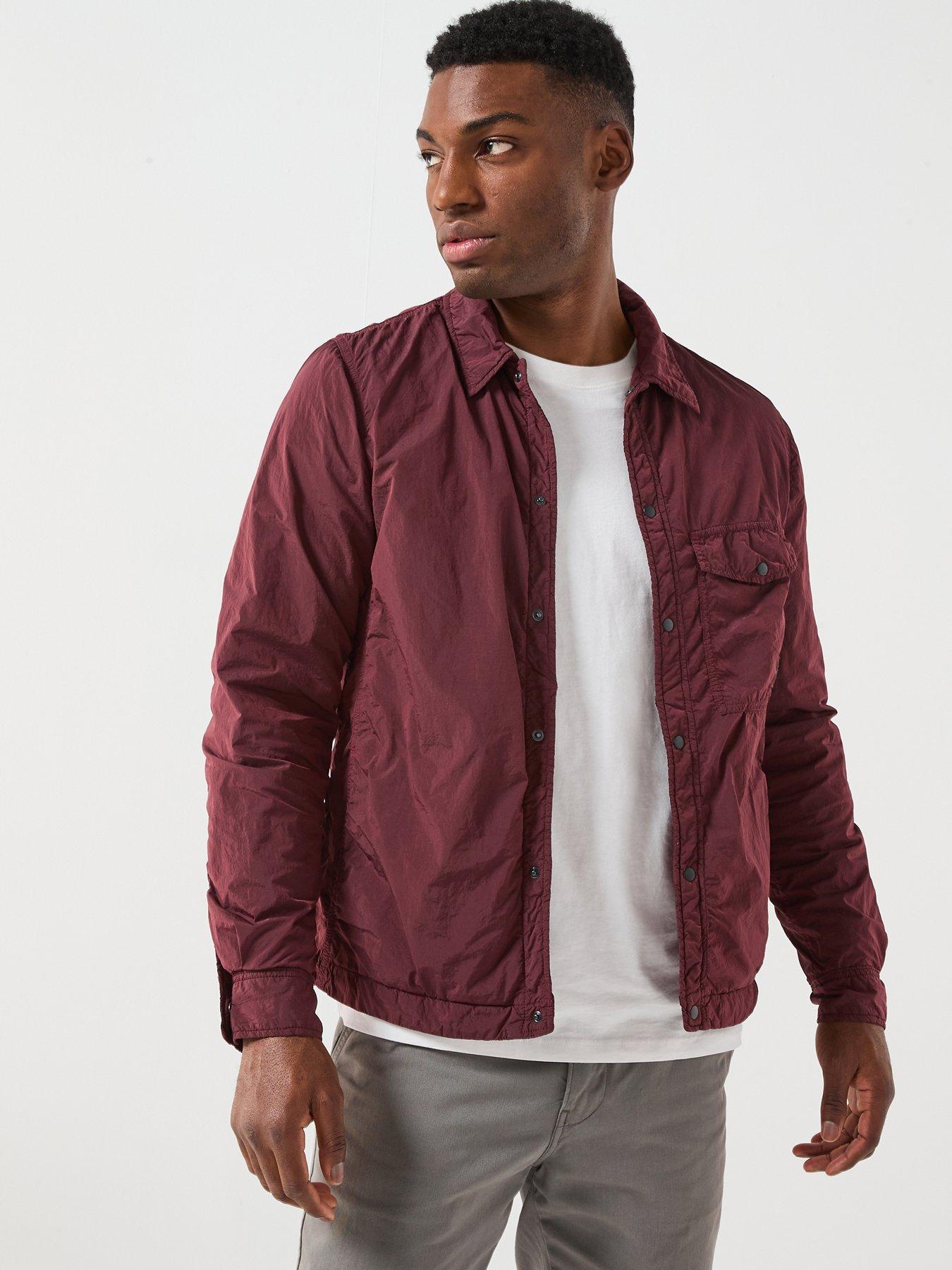 PS PAUL SMITH Nylon Shirt Jacket - Red