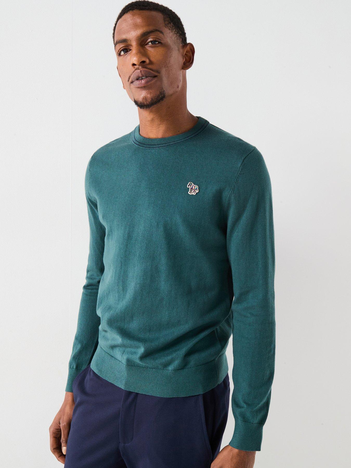 ps-paul-smith-regular-fit-zebra-knitted-jumper-green