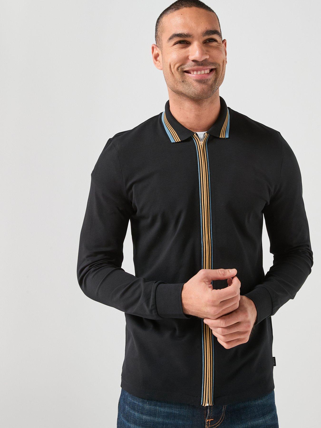 ps-paul-smith-full-zip-long-sleeve-polo-shirt-black