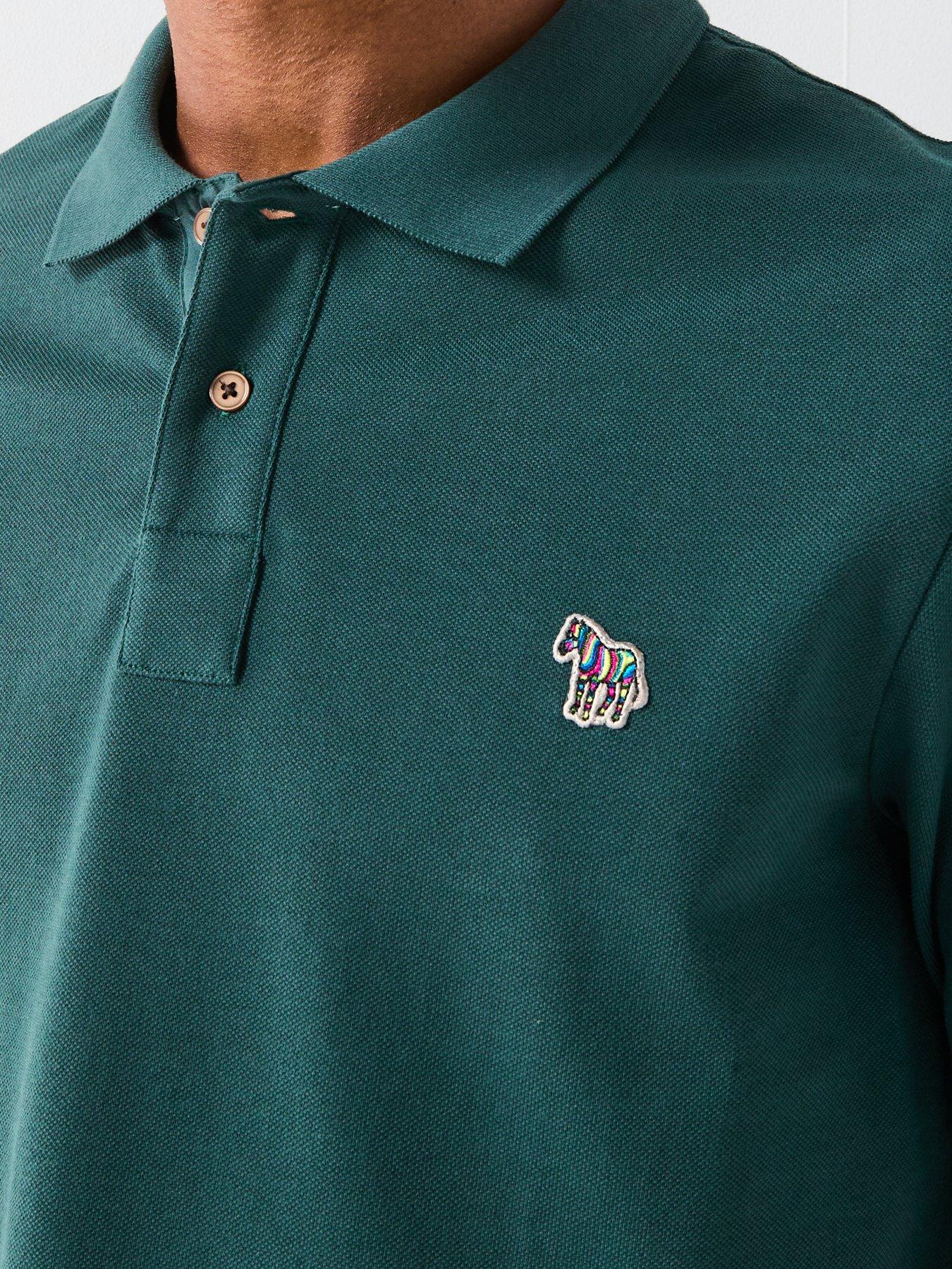 ps-paul-smith-regular-fit-zebra-short-sleeve-polo-shirt-greenoutfit