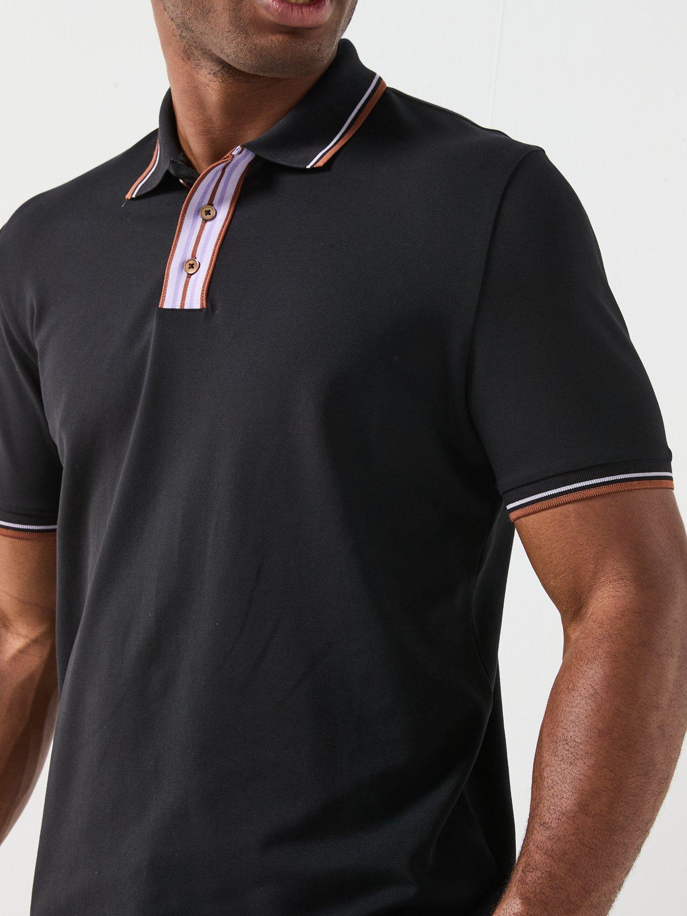 ps-paul-smith-stripe-contrast-tipped-polo-shirt-blackdetail