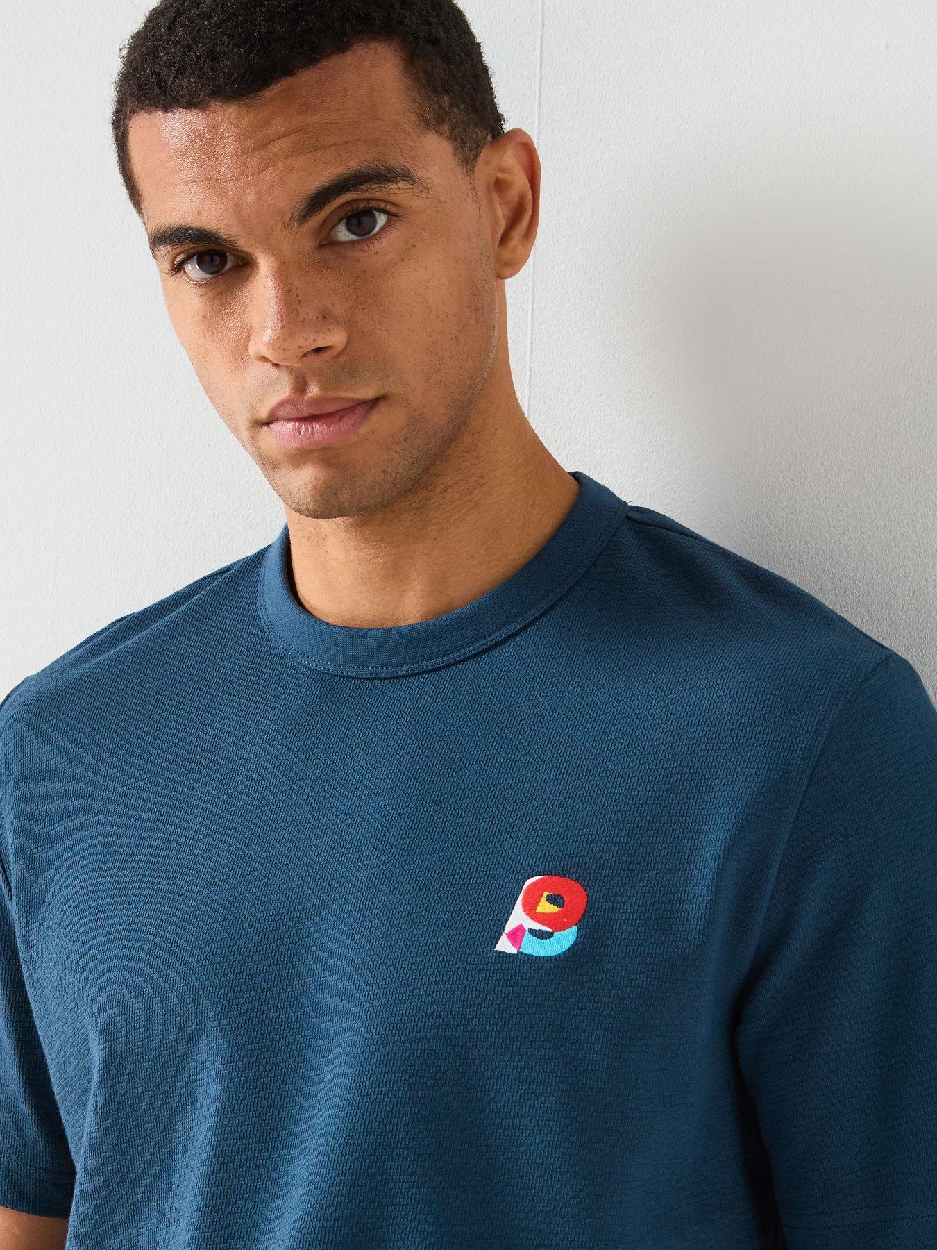 ps-paul-smith-embroidered-logo-t-shirt-blueoutfit
