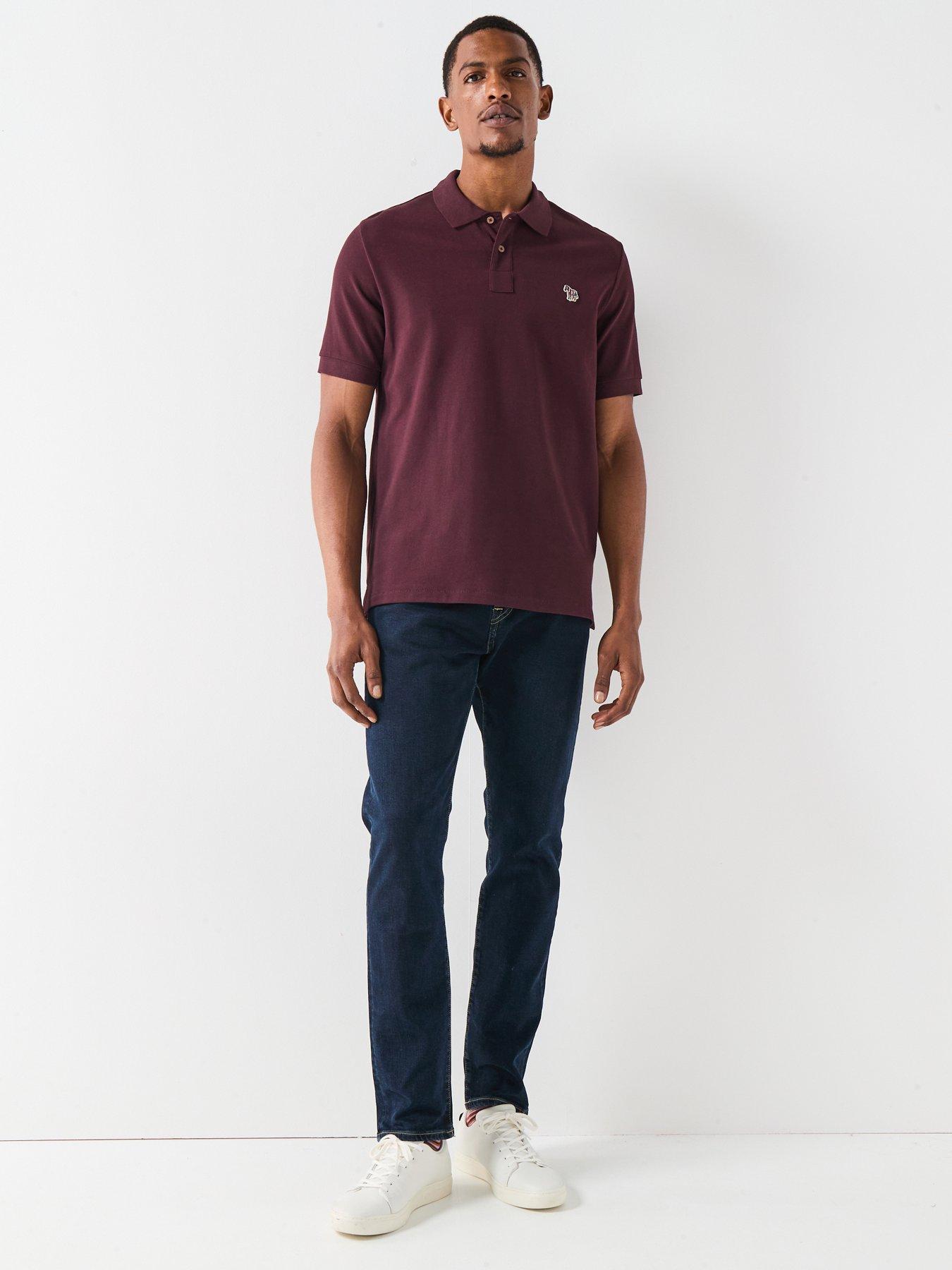 ps-paul-smith-regular-fit-zebra-short-sleeve-polo-shirt-redback