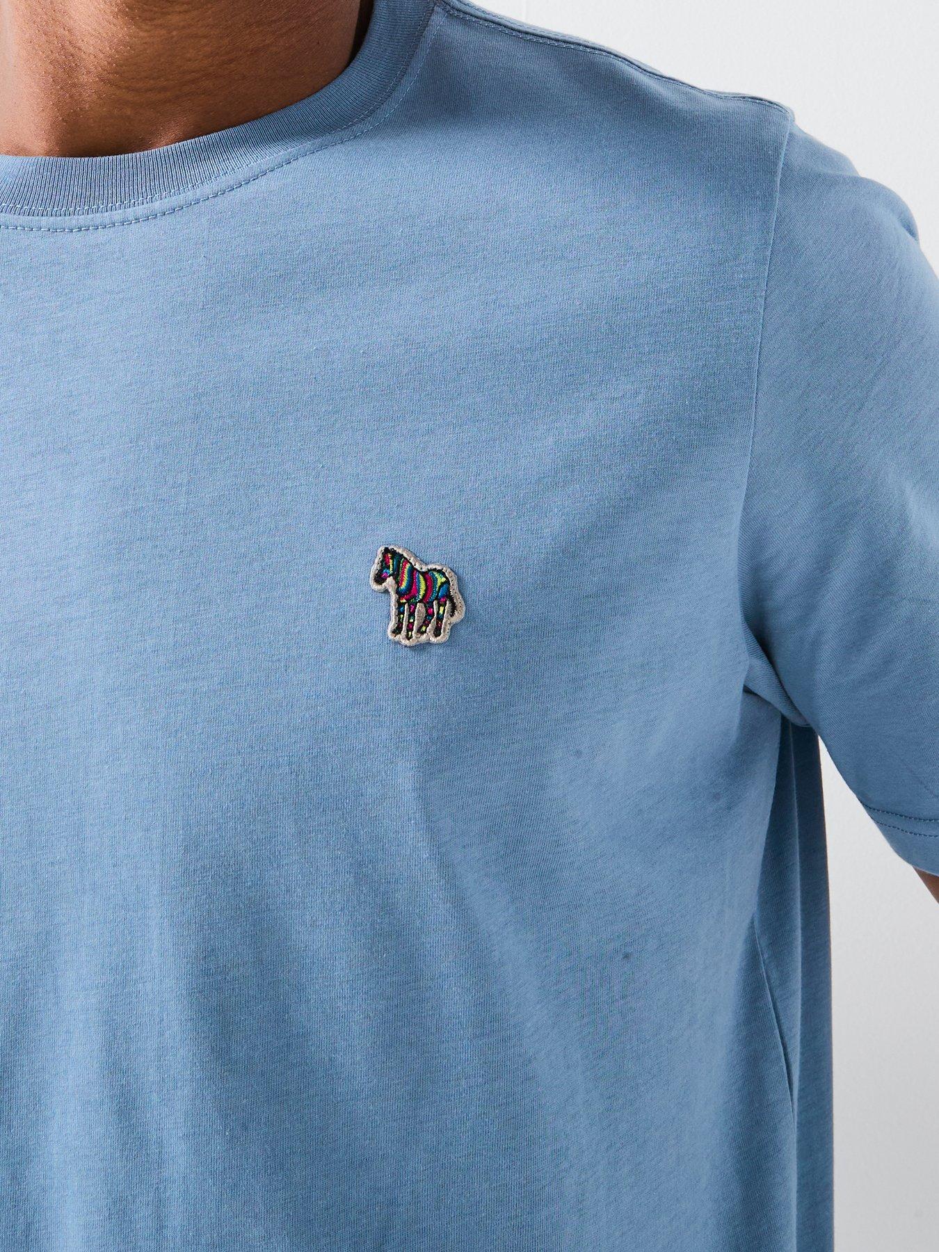 ps-paul-smith-regular-fit-zebra-t-shirt-blueoutfit