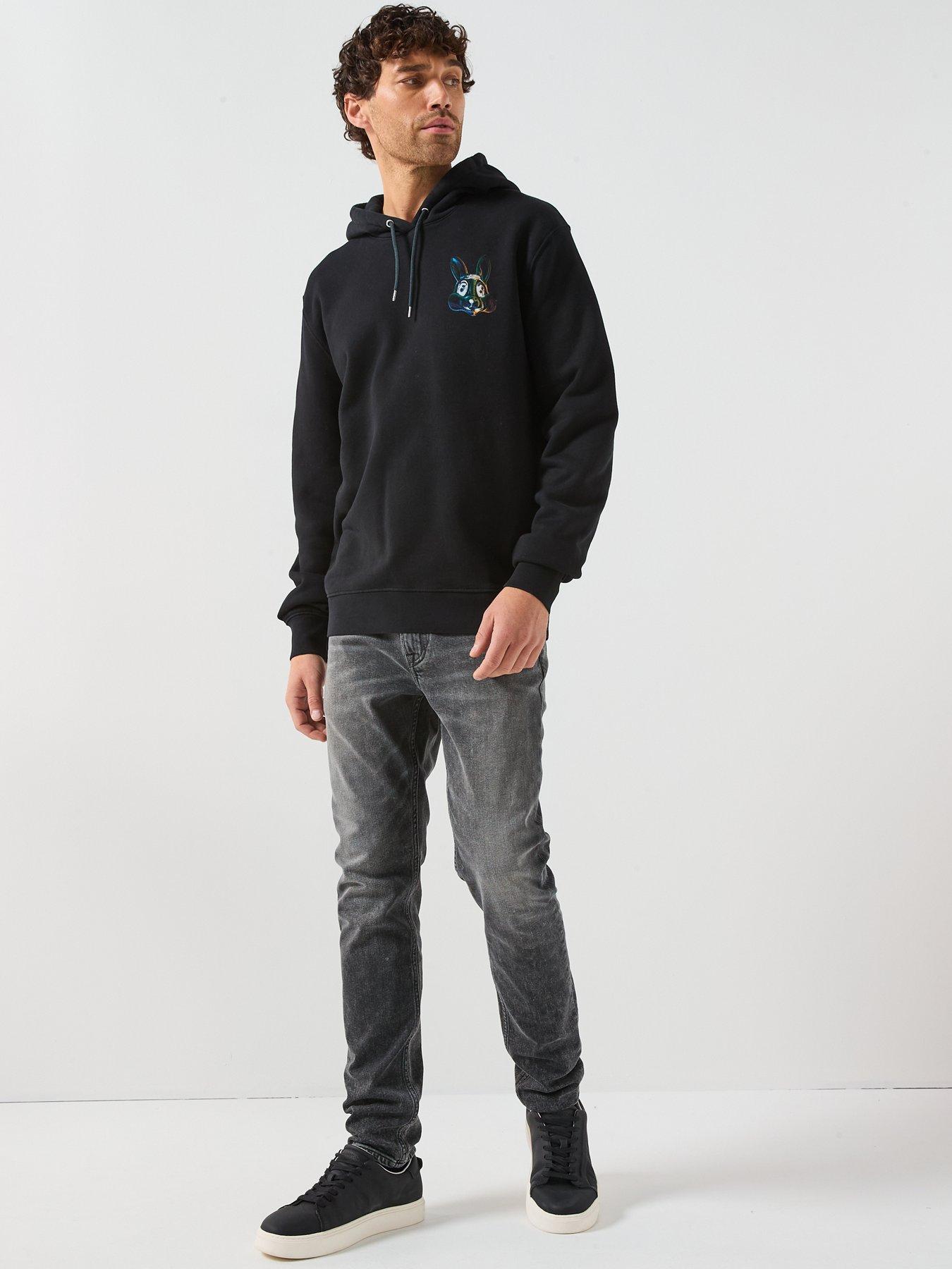 Image 3 of 5 of PS PAUL SMITH Bunny Back Graphic Overhead Hoodie - Black