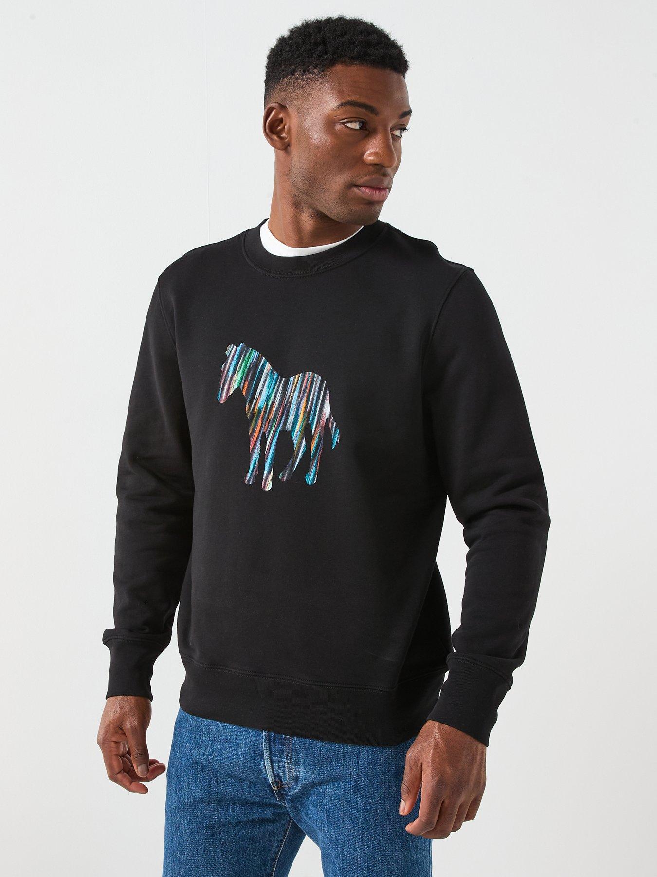 ps-paul-smith-striped-zebra-graphic-crew-sweat-blackfront