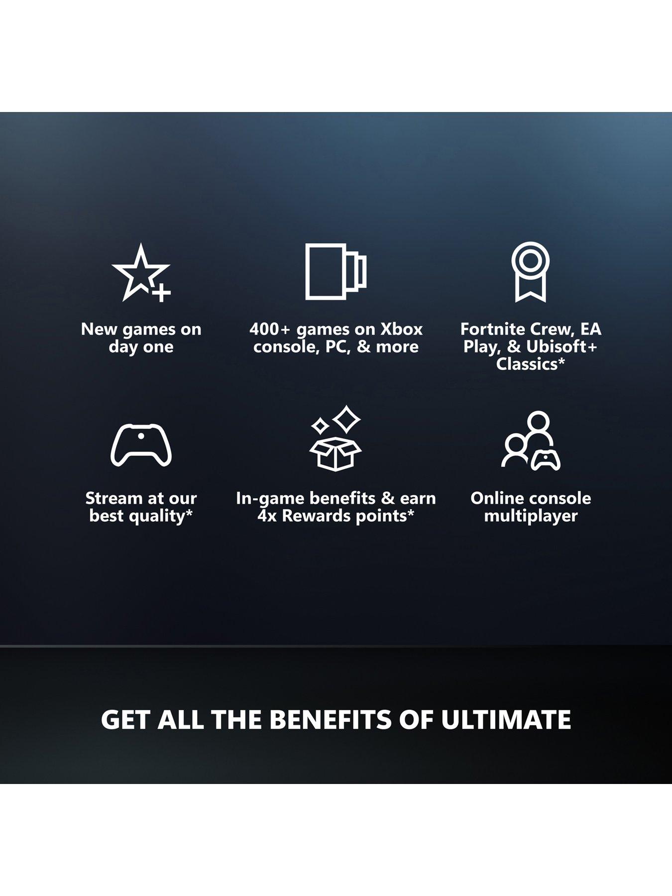 Image 3 of 8 of Xbox Gaming Starter Kit - 3 month Game Pass Ultimate + Xbox Wireless Controller &ndash; Carbon Black for Xbox Series X|S, Xbox One, and Windows Devices