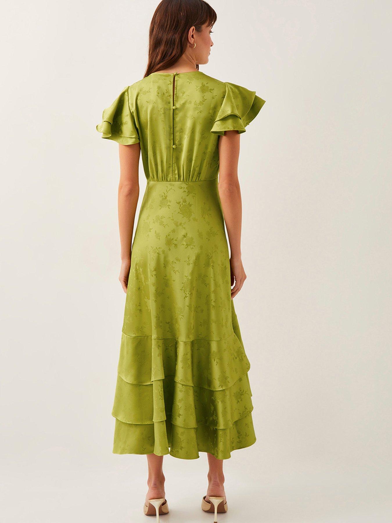 monsoon-ester-satin-ruffle-midi-dress-greenstillFront