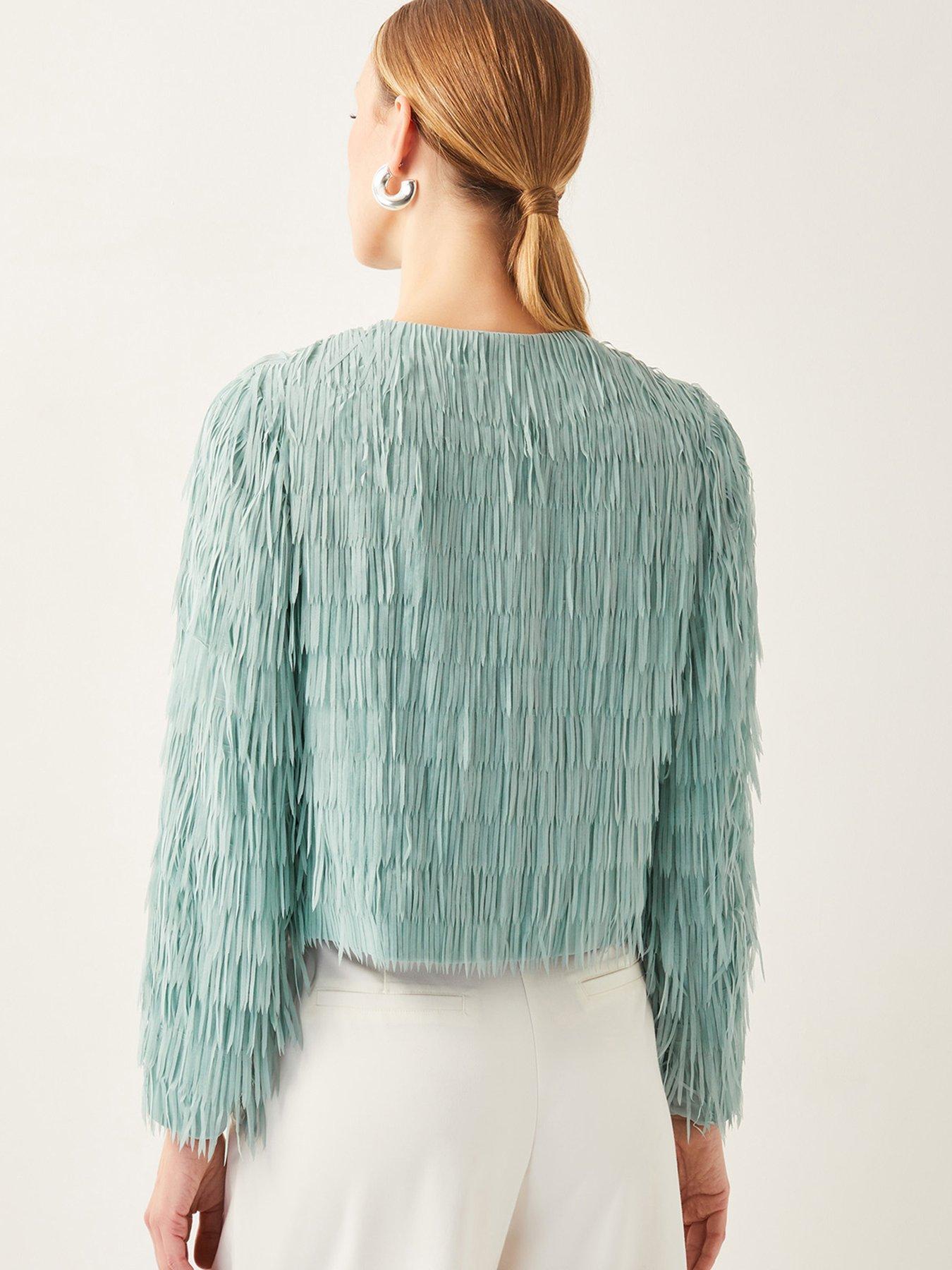 monsoon-cosima-fringe-jacket-greenstillFront