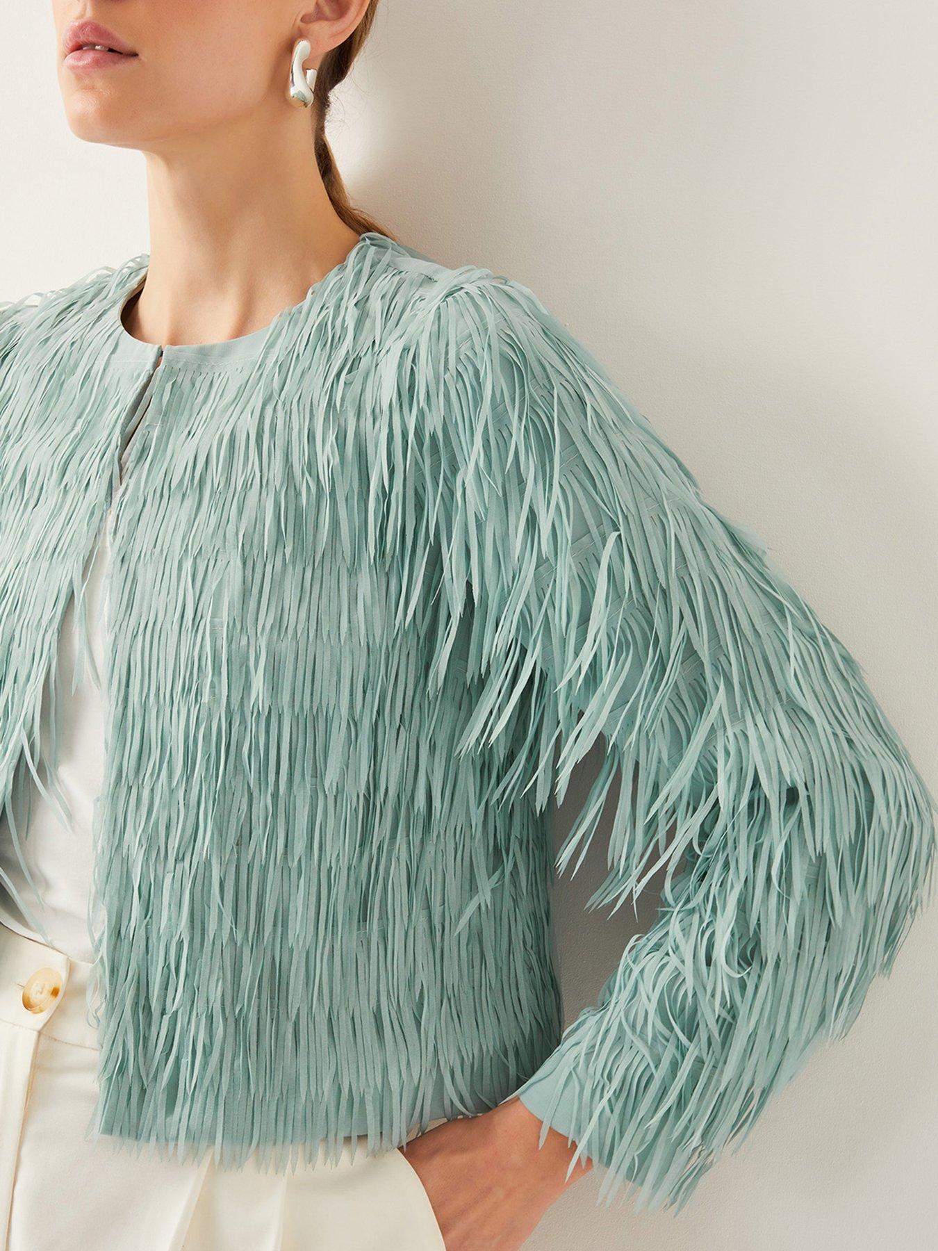 monsoon-cosima-fringe-jacket-greendetail