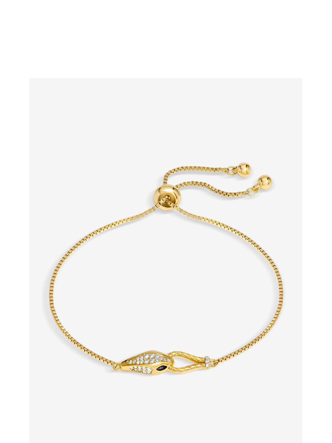 Jon Richard Jon Richard Gold Plated Snake Toggle