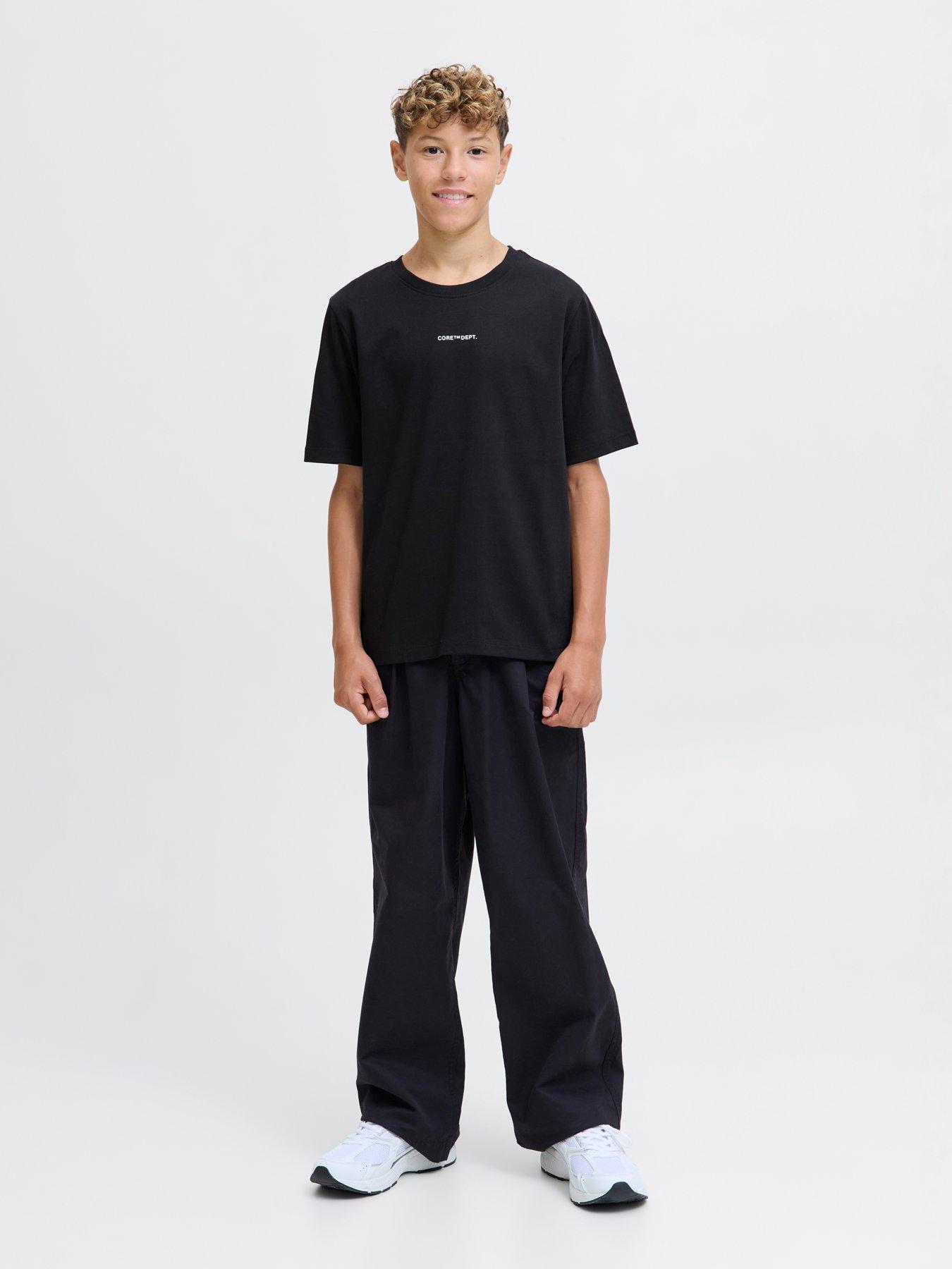 jack-jones-junior-boys-cover-script-short-sleeve-t-shirt-blackoutfit
