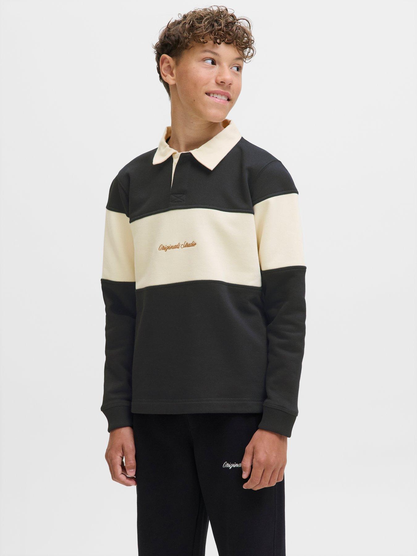 jack-jones-junior-boys-blocking-polo-sweatshirt-black