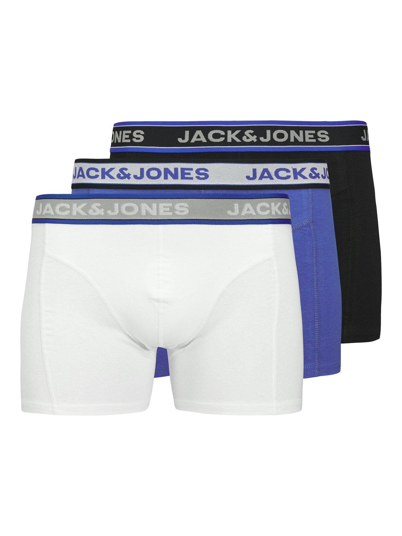 Jack & Jones Junior Boys Hudson 3 Pack Trunks - Multi