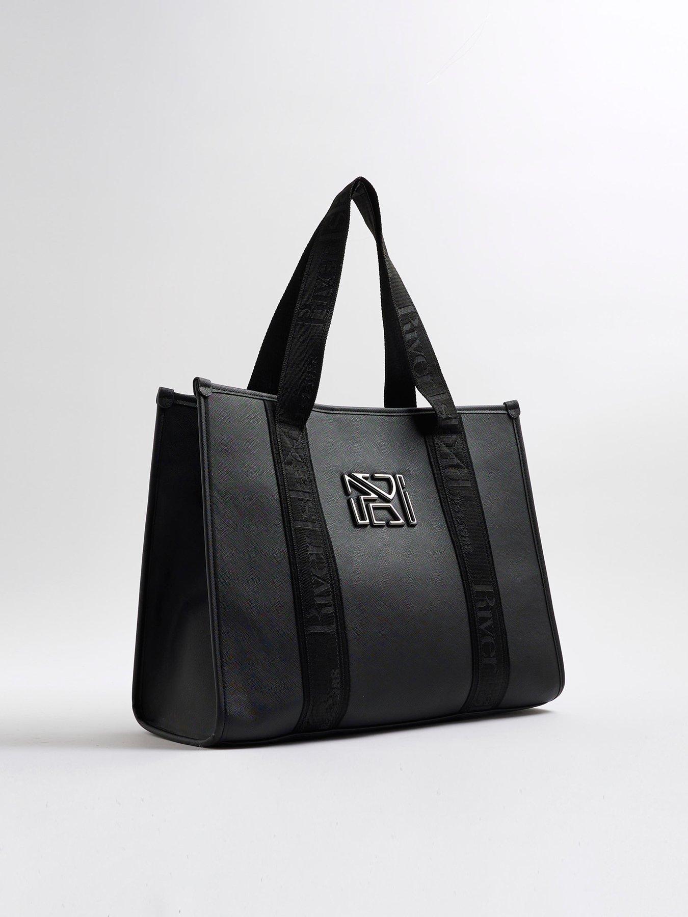 river-island-webbing-handle-ri-shopper-blackoutfit
