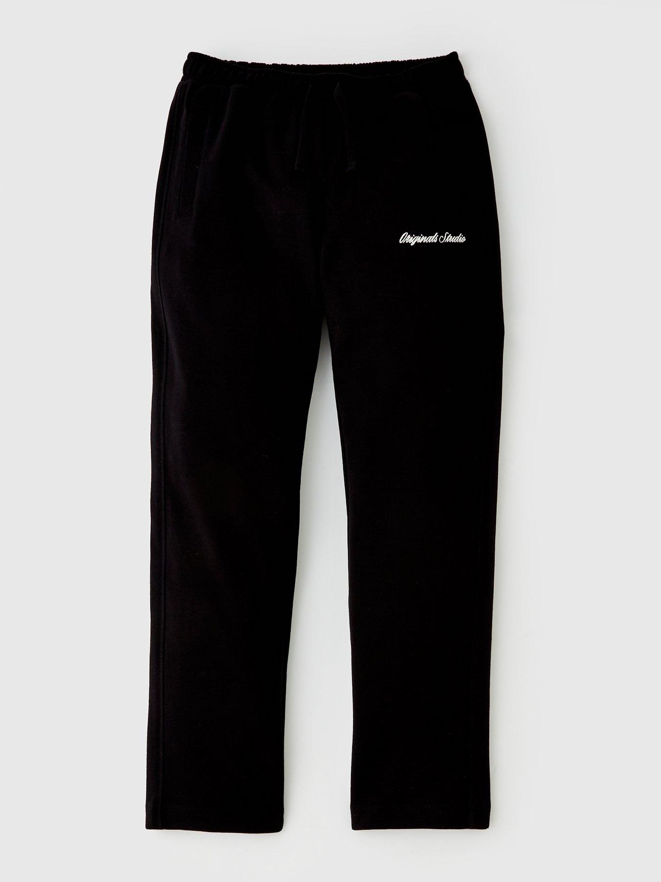 Image 2 of 7 of Jack & Jones Junior Boys Kane Sweat Pants - Black