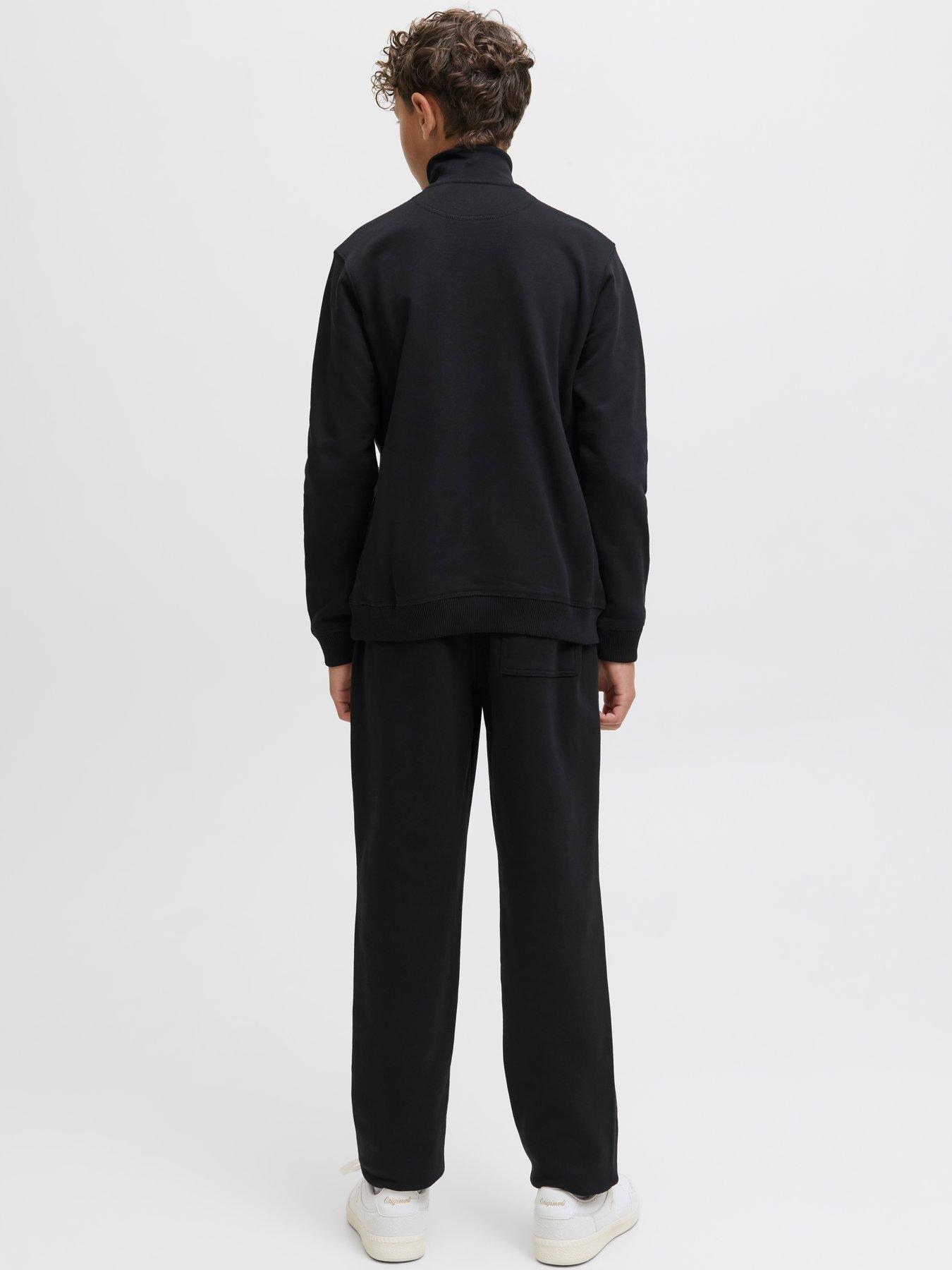 Image 5 of 7 of Jack & Jones Junior Boys Kane Sweat Pants - Black