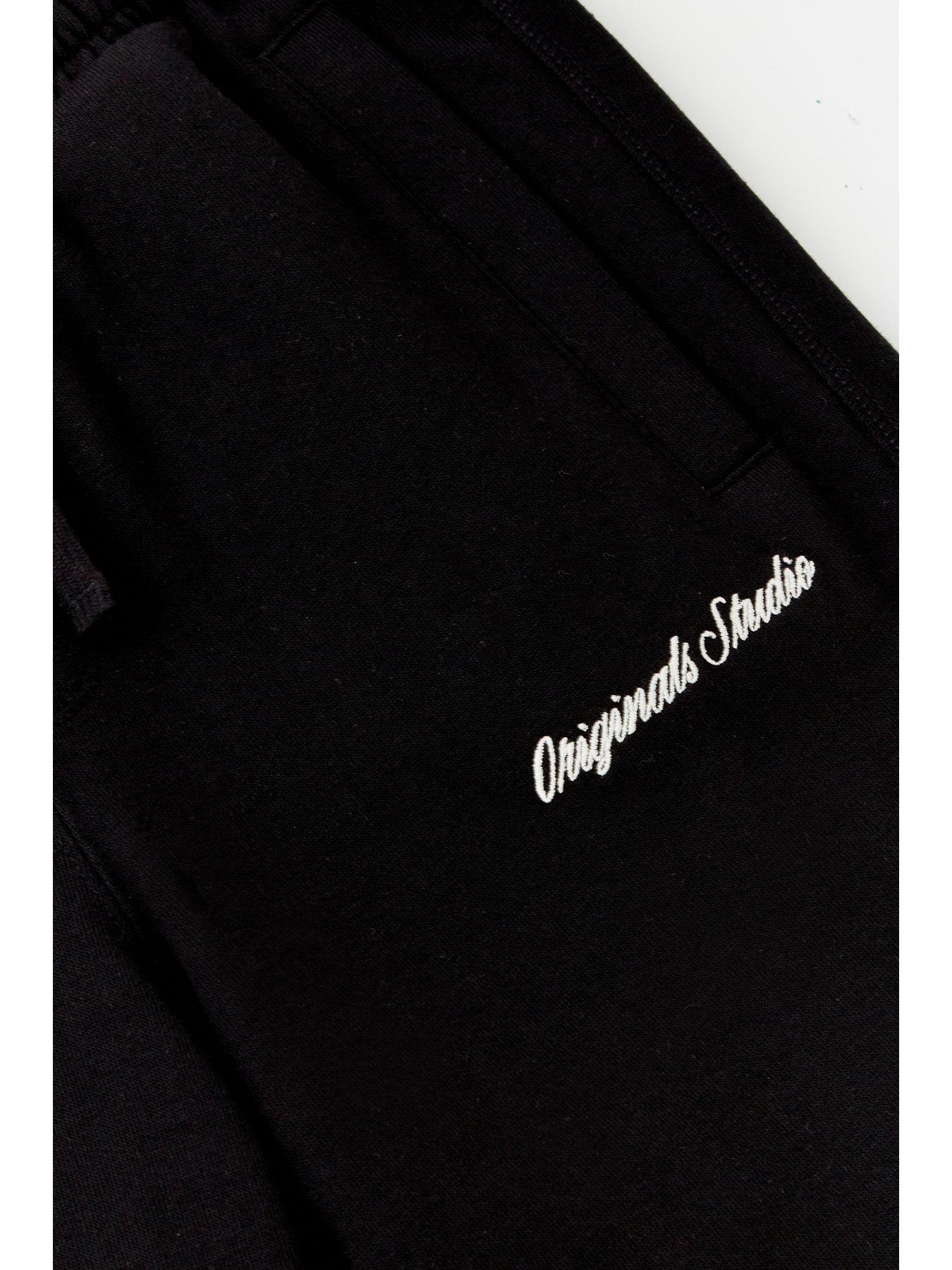 Image 7 of 7 of Jack & Jones Junior Boys Kane Sweat Pants - Black