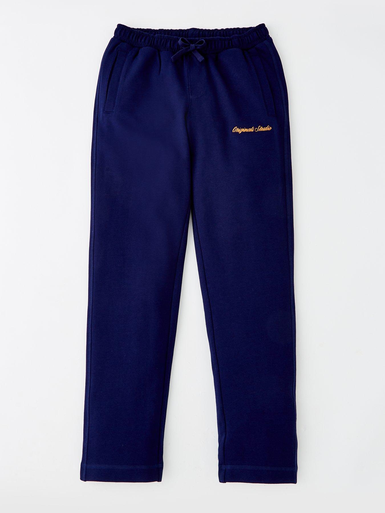 Image 2 of 7 of Jack & Jones Junior Boys Kane Sweat Pants - Blue