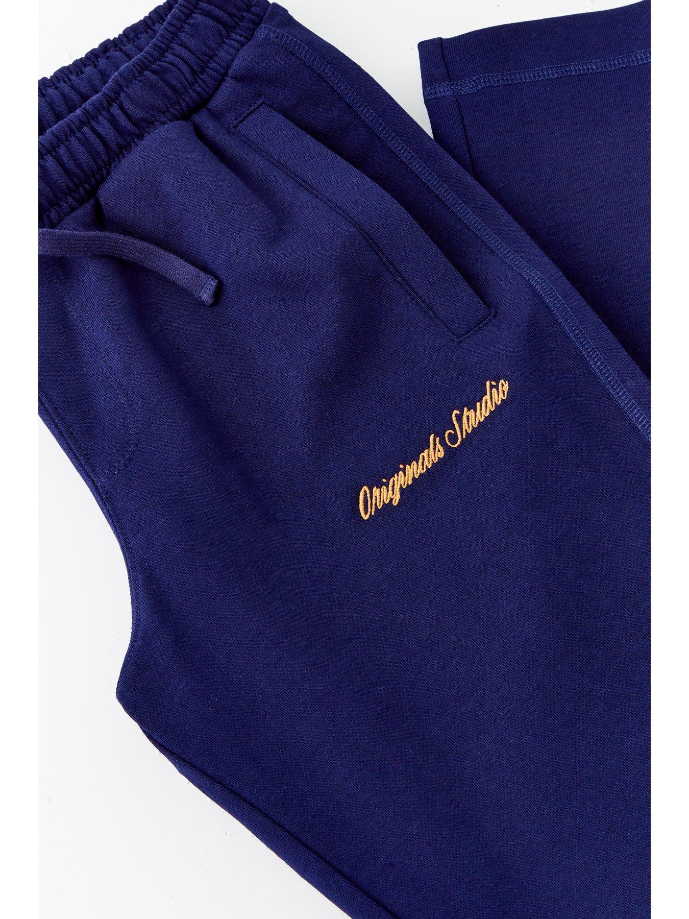 Image 6 of 7 of Jack & Jones Junior Boys Kane Sweat Pants - Blue