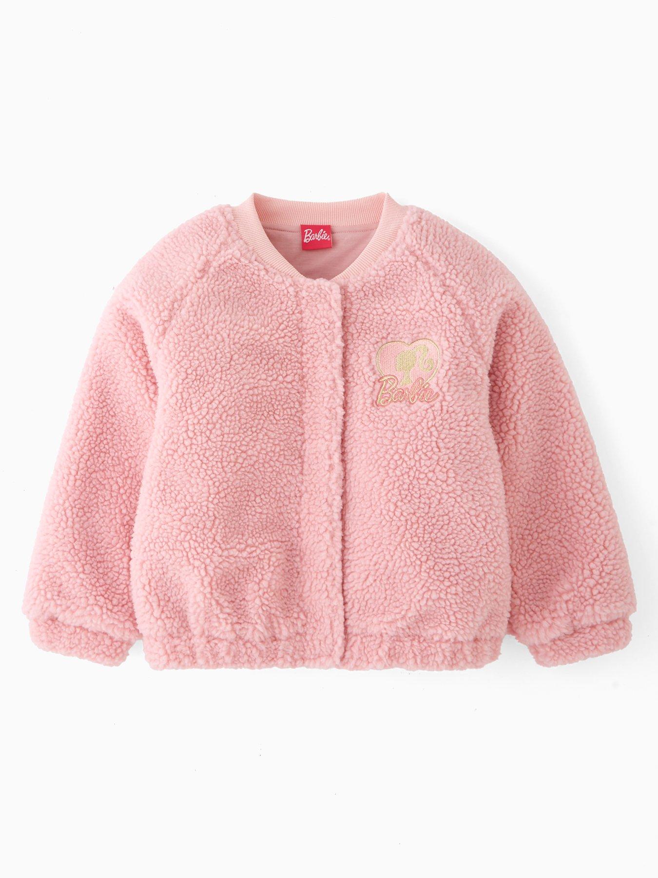 Barbie Barbie Borg Bomber Jacket - Pink