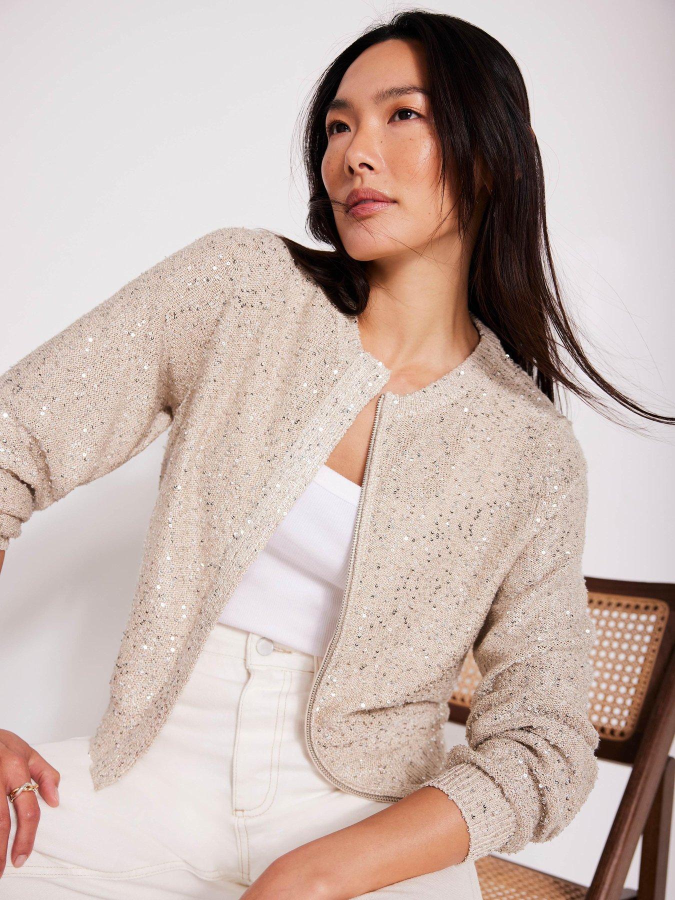 mint-velvet-neutral-sequin-knit-jacket-creamstillFront
