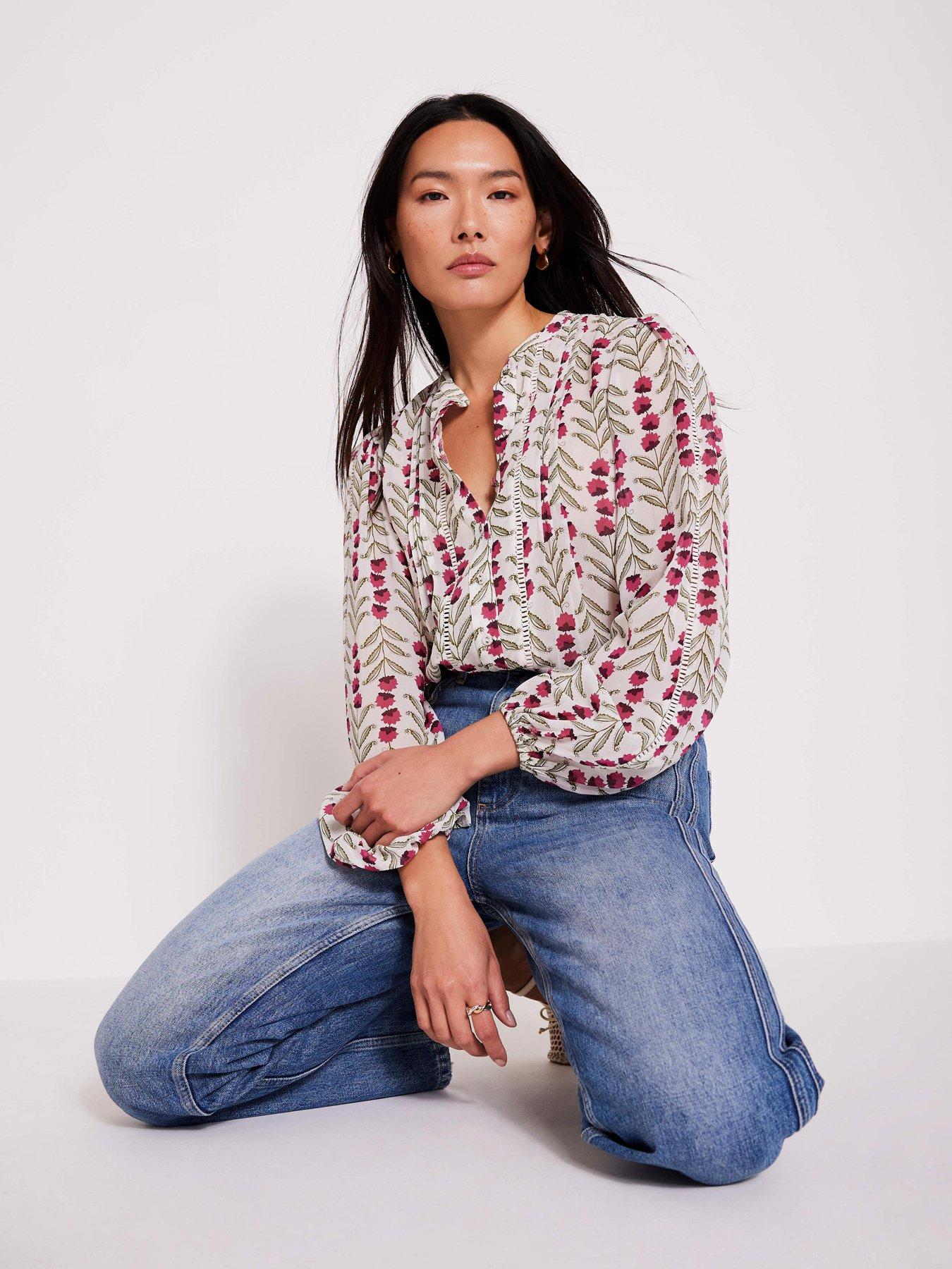 mint-velvet-floral-print-boho-blouse-creamoutfit
