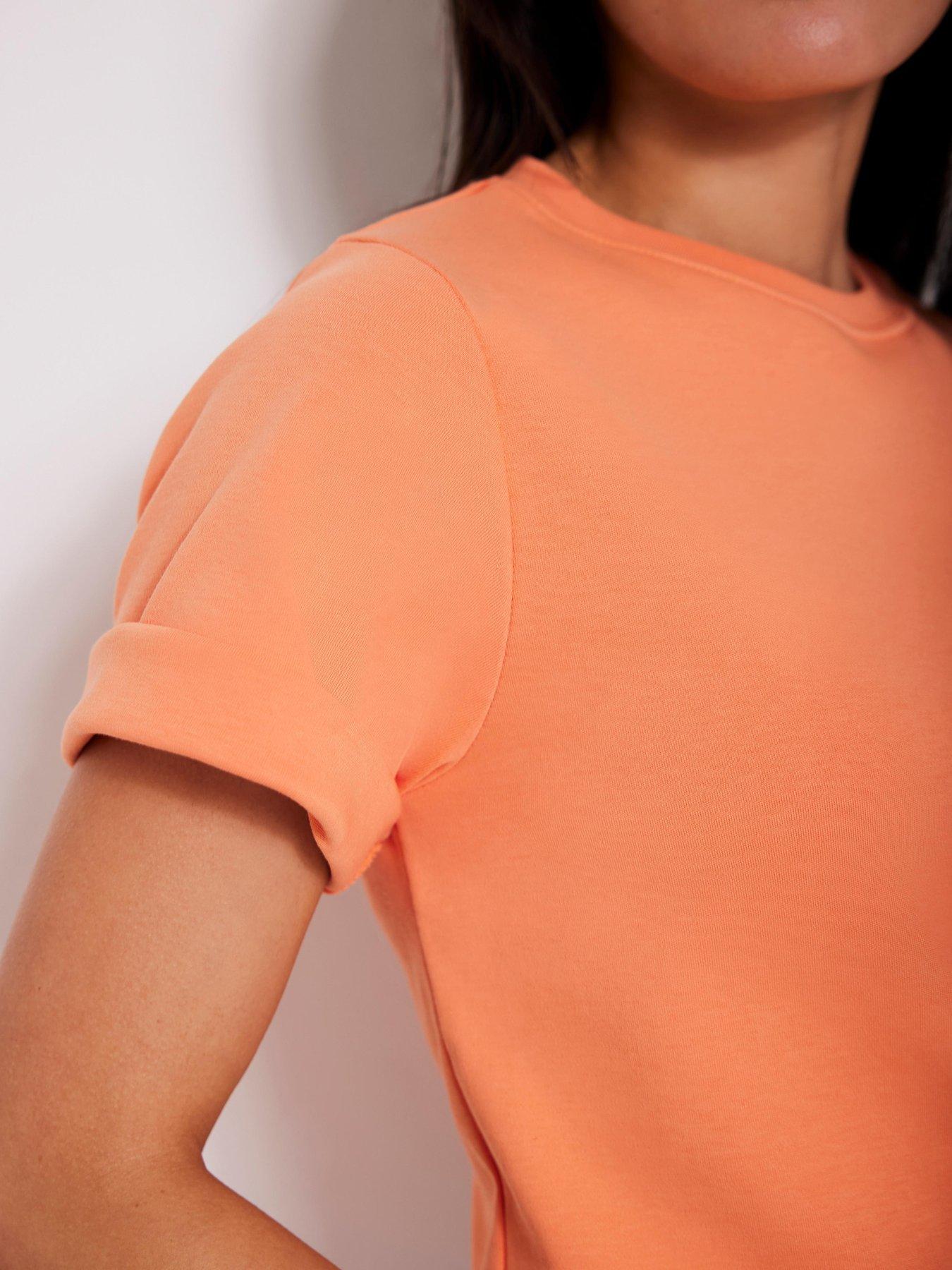 Image 3 of 5 of Mint Velvet Ultimate Cotton T-Shirt - Orange