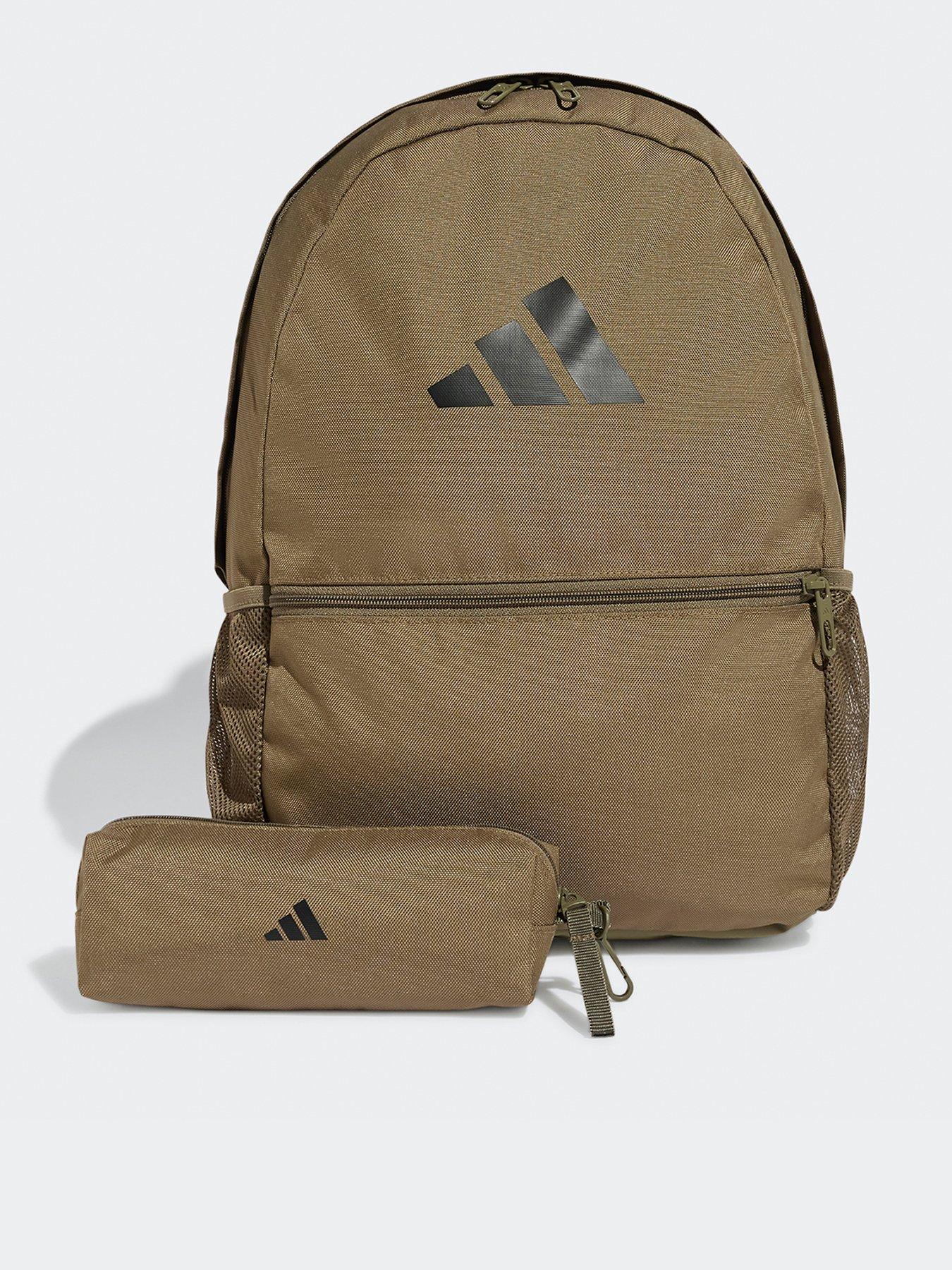 adidas-backpack-with-pencil-case-green