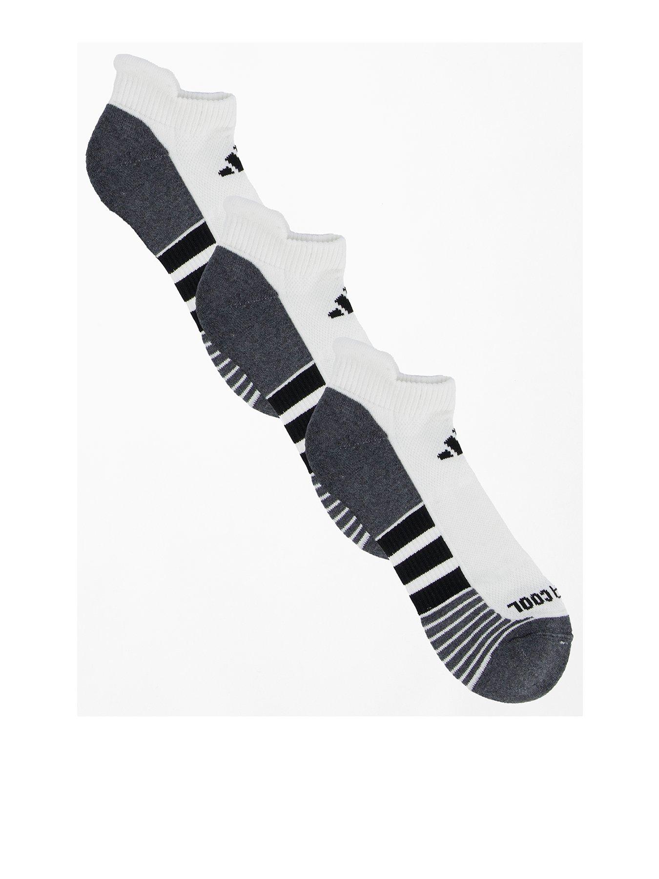 adidas Unisex Performance Climacool Cushioned Low Socks 3 Pairs - Black