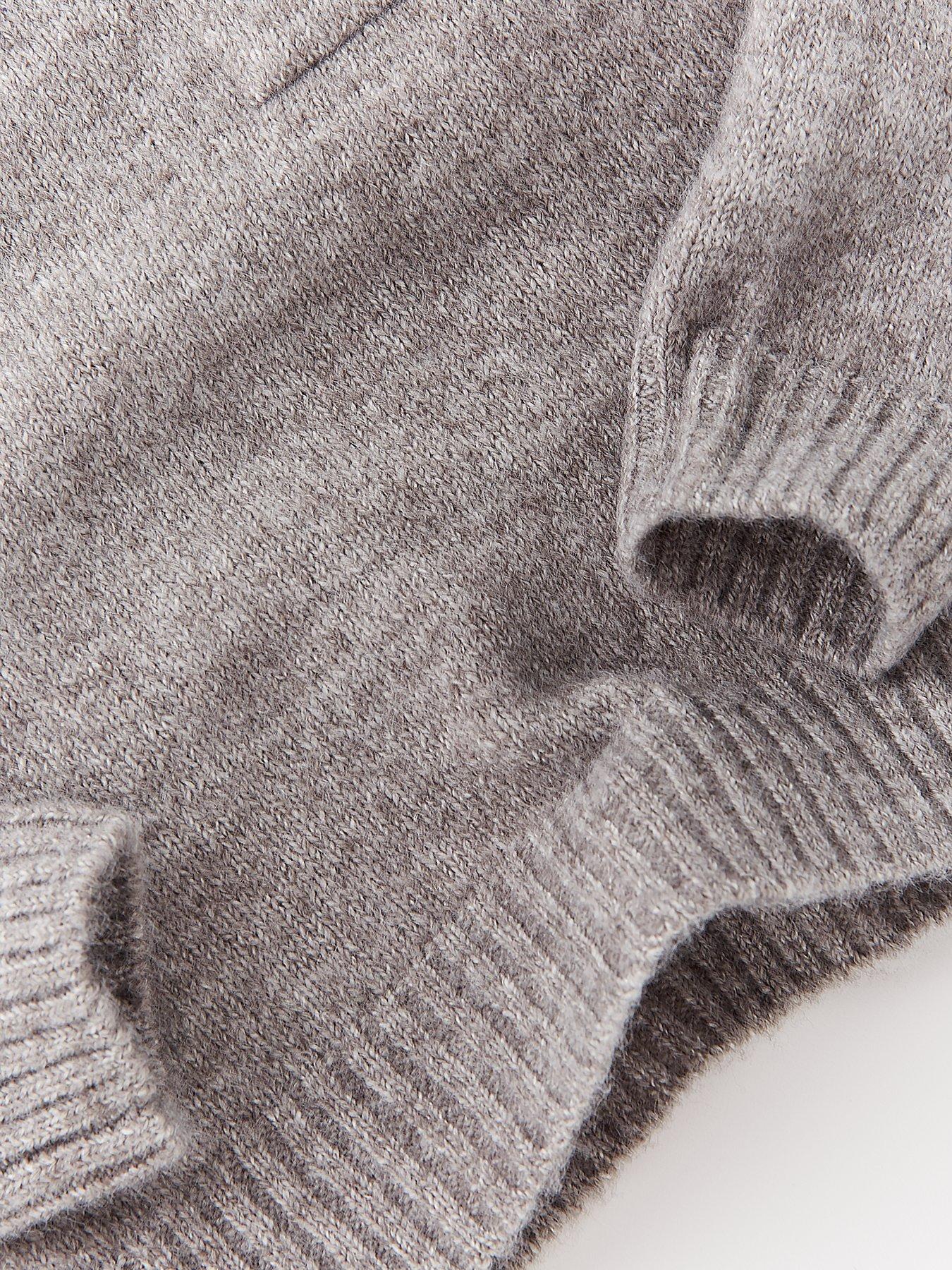 the-very-collection-boys-half-zip-knitted-jumper-greydetail