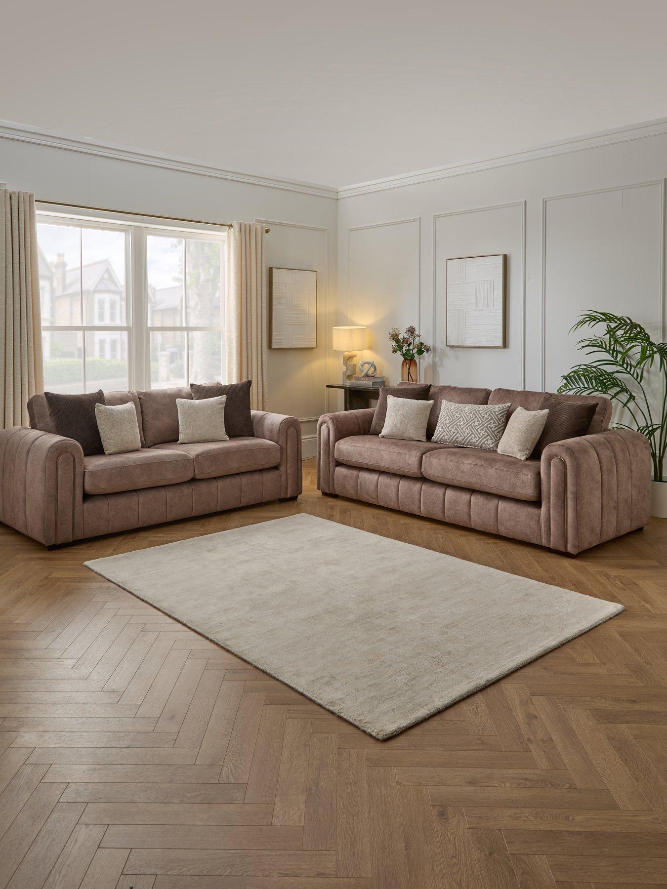 Image 1 of 7 of Very Home Amara 3 + 2 Seater Sofa Set (Buy &amp; SAVE!)&nbsp;- Made to Order in the UK