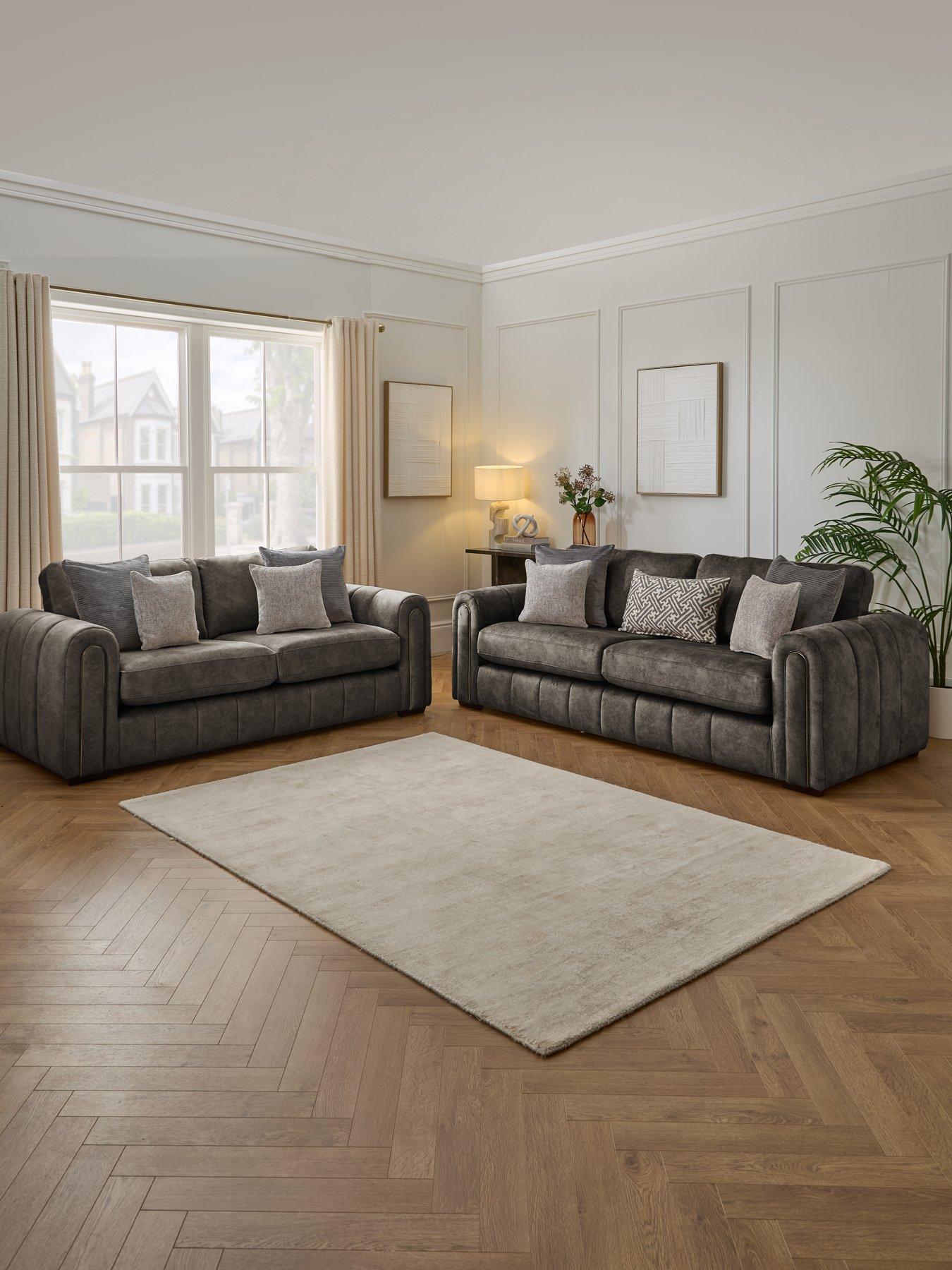 Very Home Amara 3 + 2 Seater Sofa Set (Buy  &  SAVE!) - Made to Order in the UK
