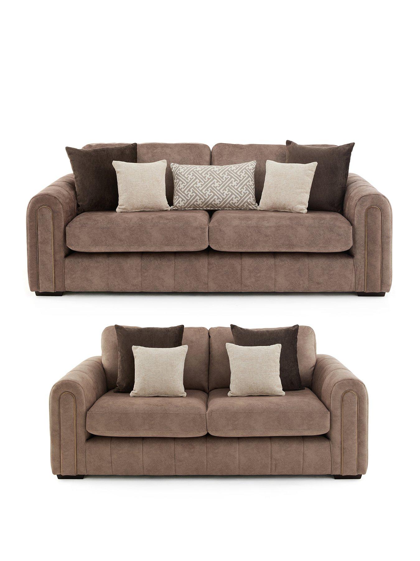 Image 2 of 7 of Very Home Amara 3 + 2 Seater Sofa Set (Buy &amp; SAVE!)&nbsp;- Made to Order in the UK